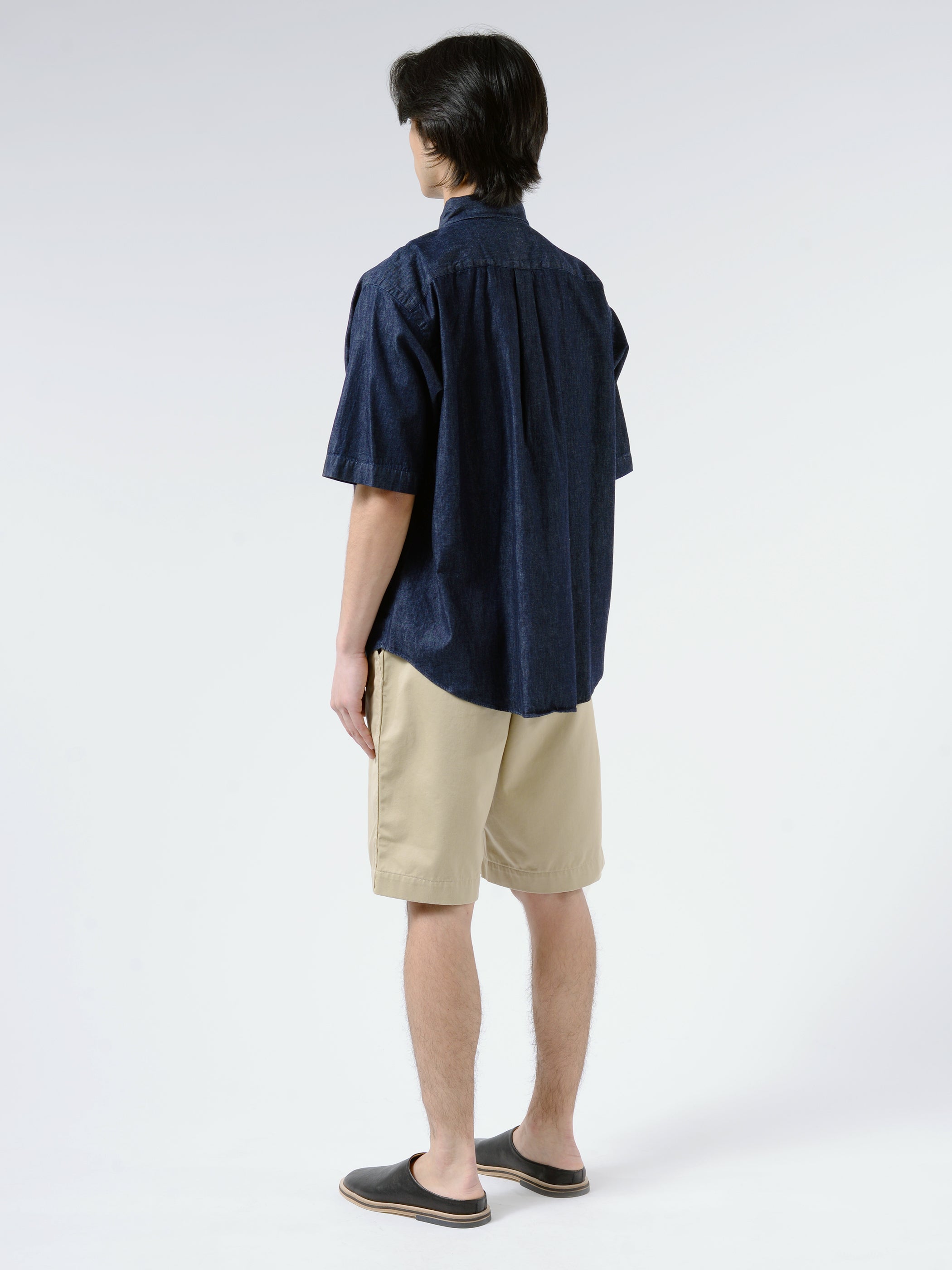 Men's Denim Dungaree B.D S/S Shirt