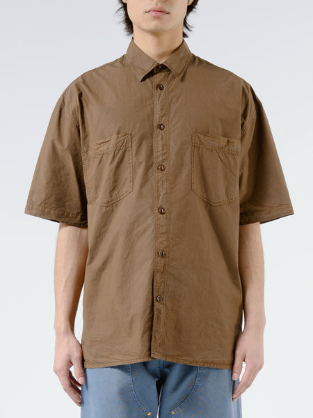 YMC - Mitchum Shirt in Brown – gravitypope