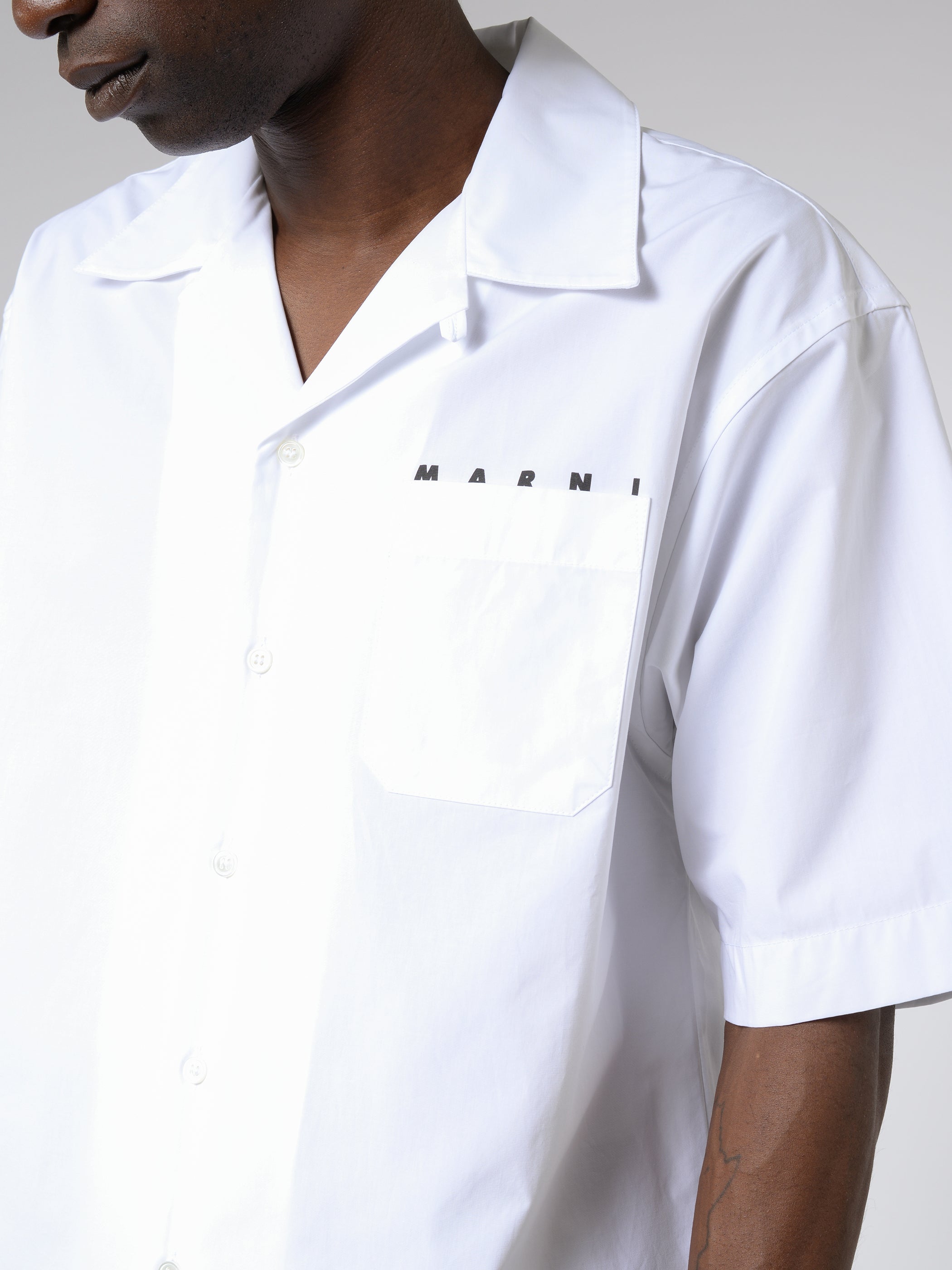 Poplin Logo Bowling Shirt