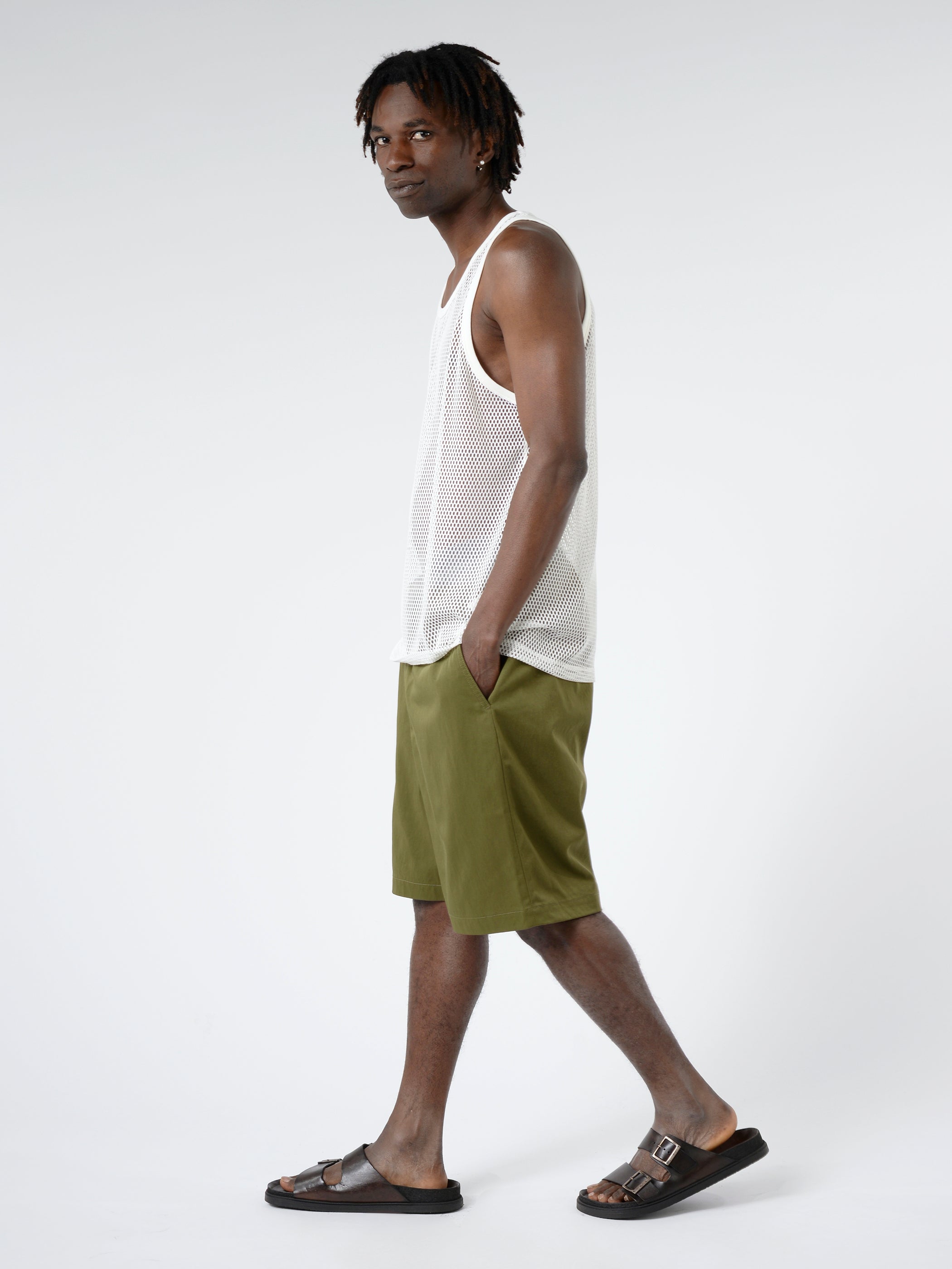 Men's Nylon Twill Work Easy Shorts