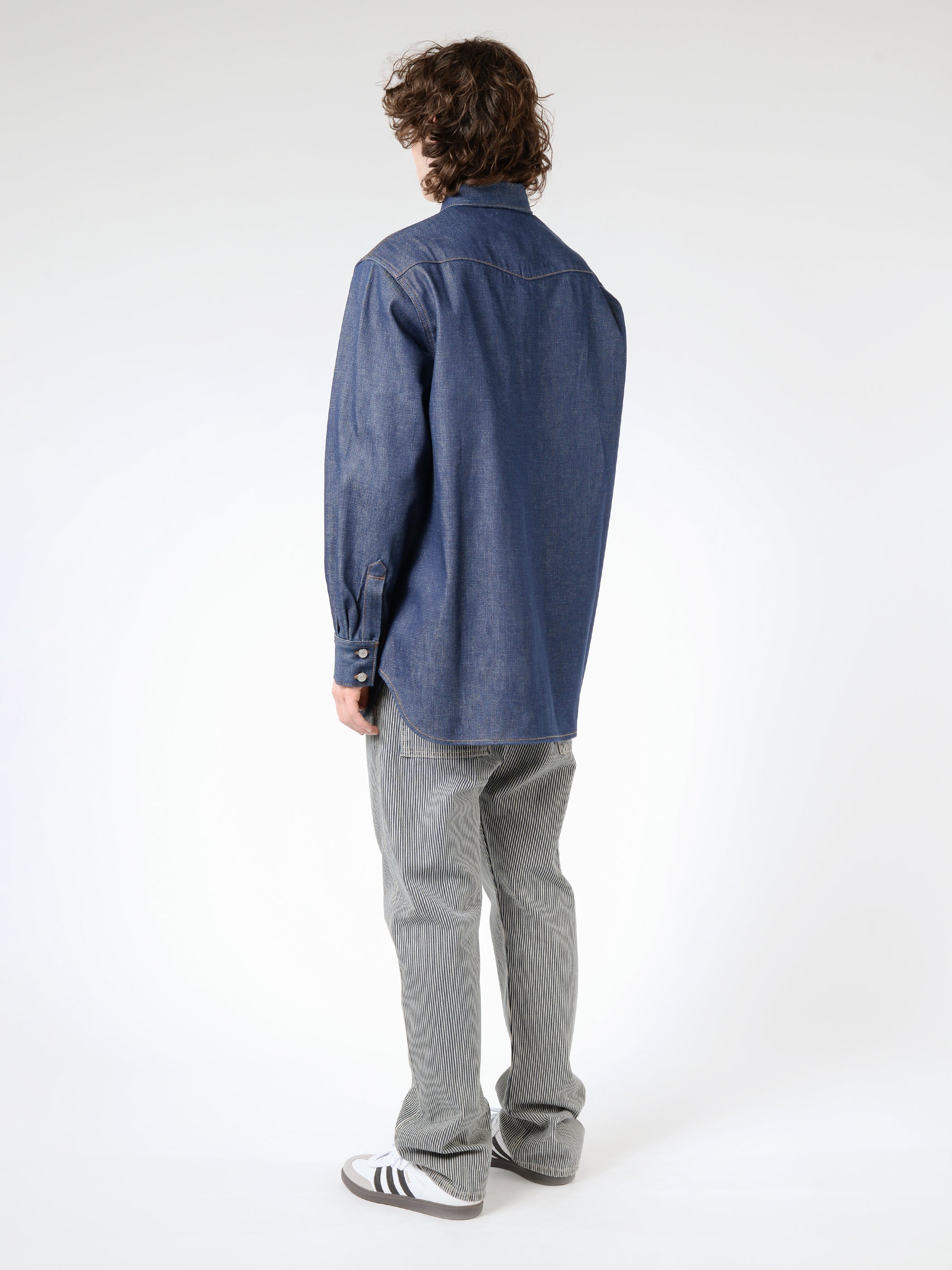 Denim Button-Up Shirt