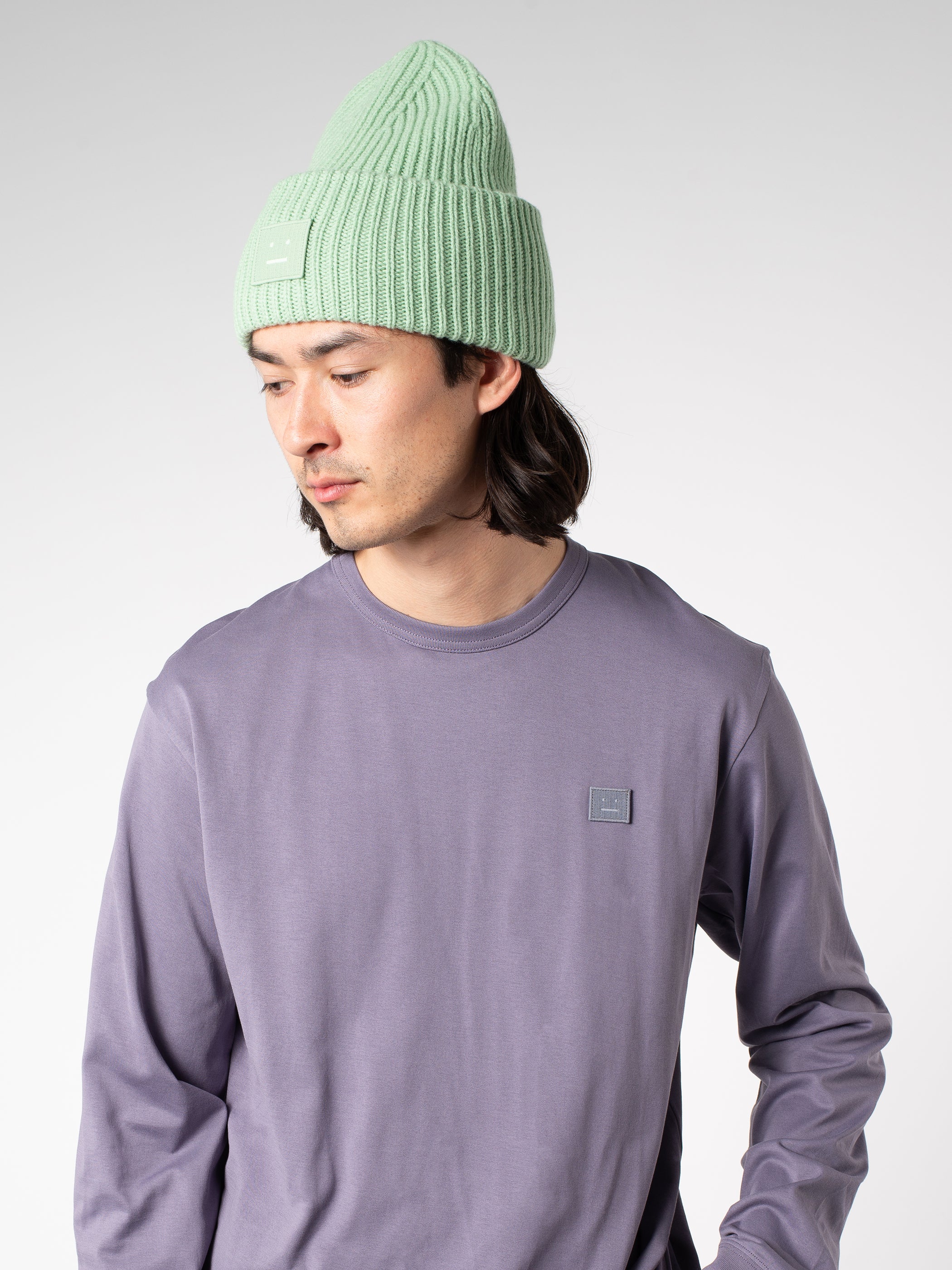 Beanie with face logo 2025