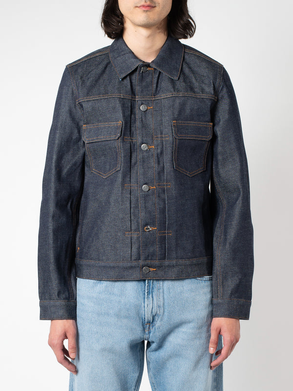 A.P.C. Indigo Raw Denim Work Jacket A.P.C.