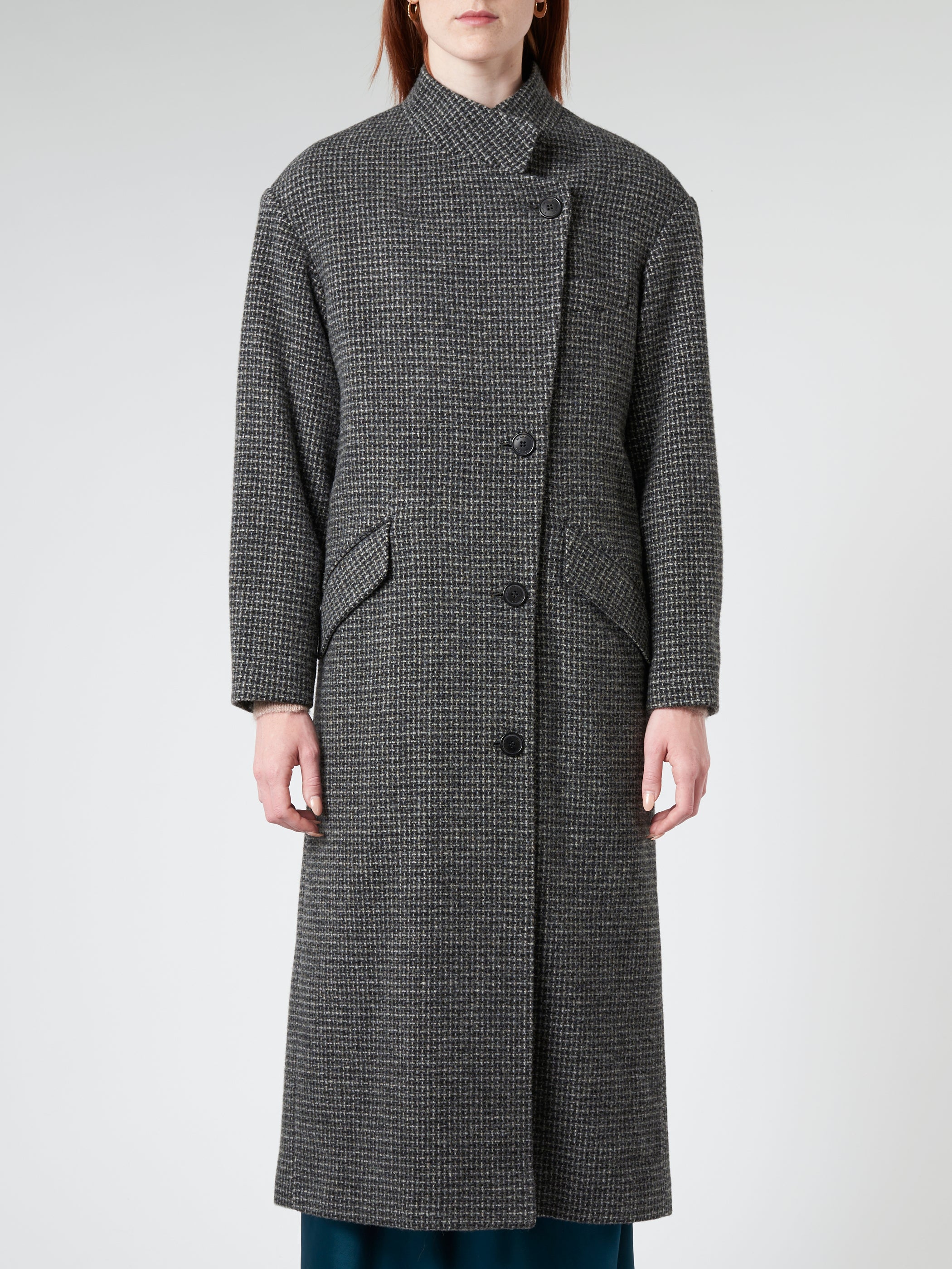 Isabel Marant - Sabine Coat in Grey – gravitypope