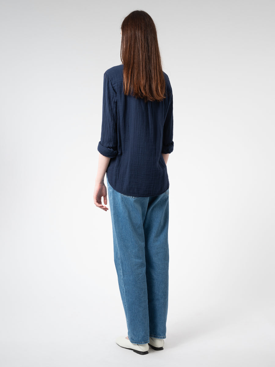 Chemise Scout Xirena North Star 100% Coton - Taille XS, Noire, Manches Longues, Occasion Parfaite