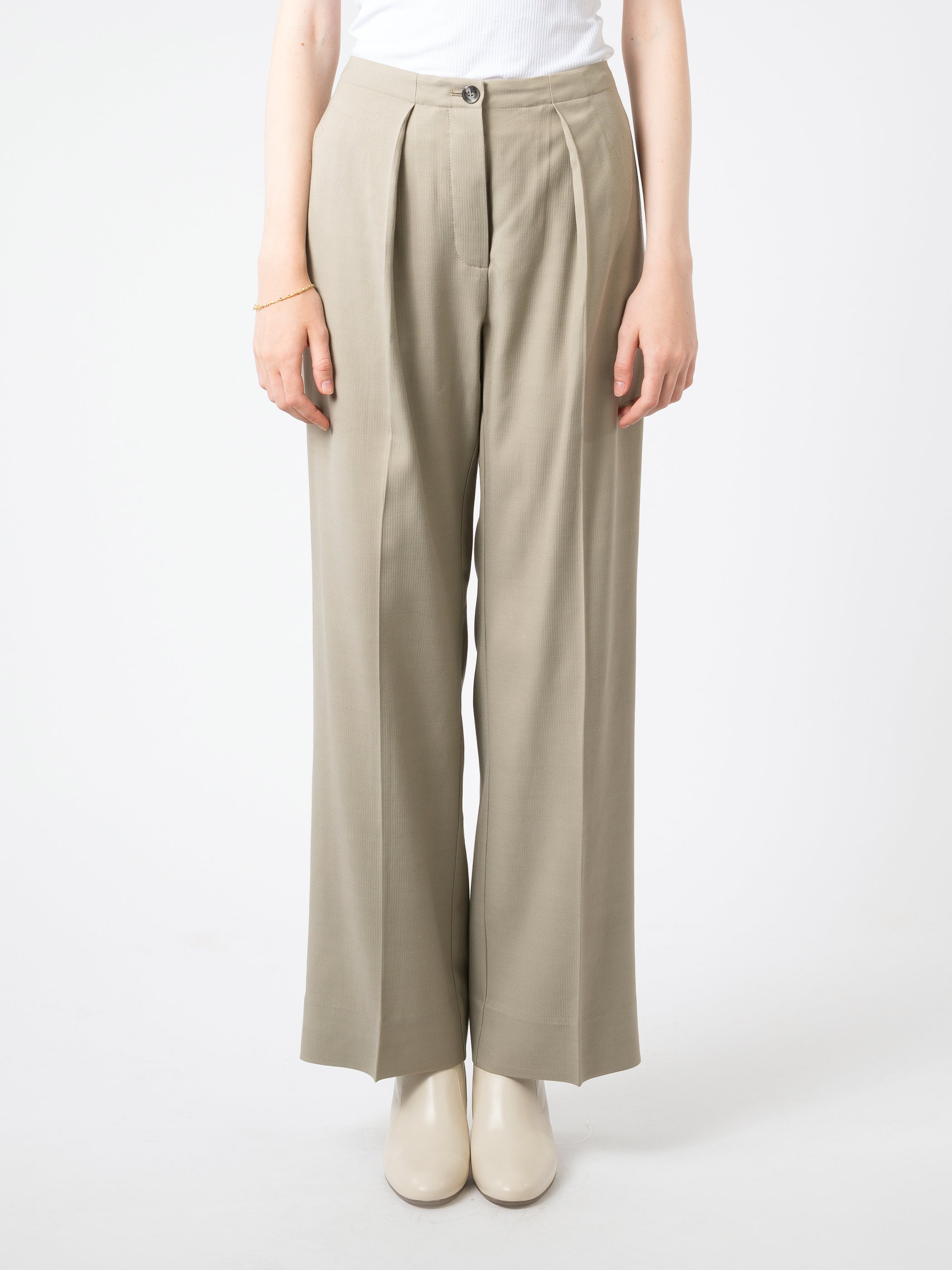 Tailored Herringbone Trousers