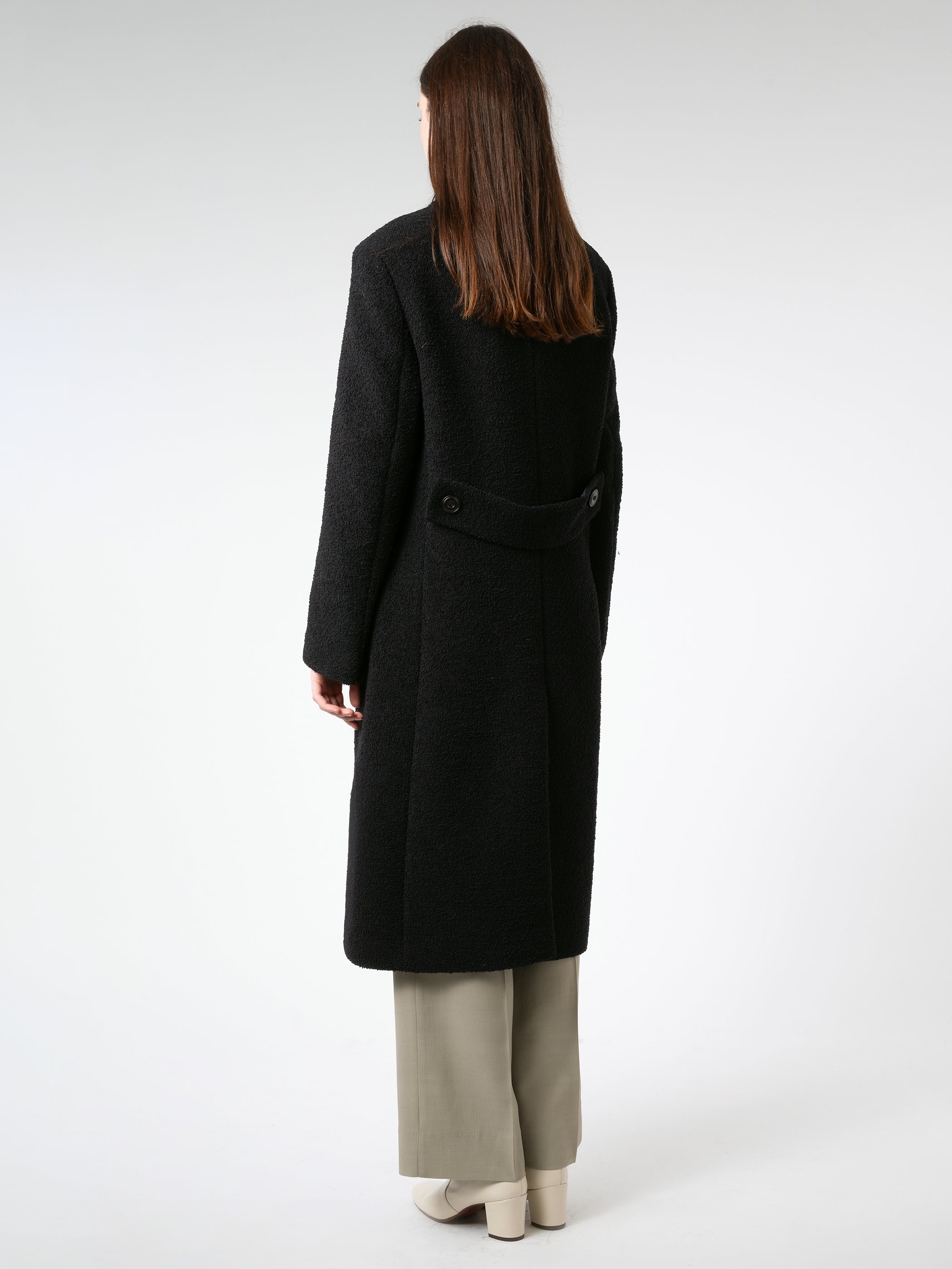 Double-Breasted Wool Coat