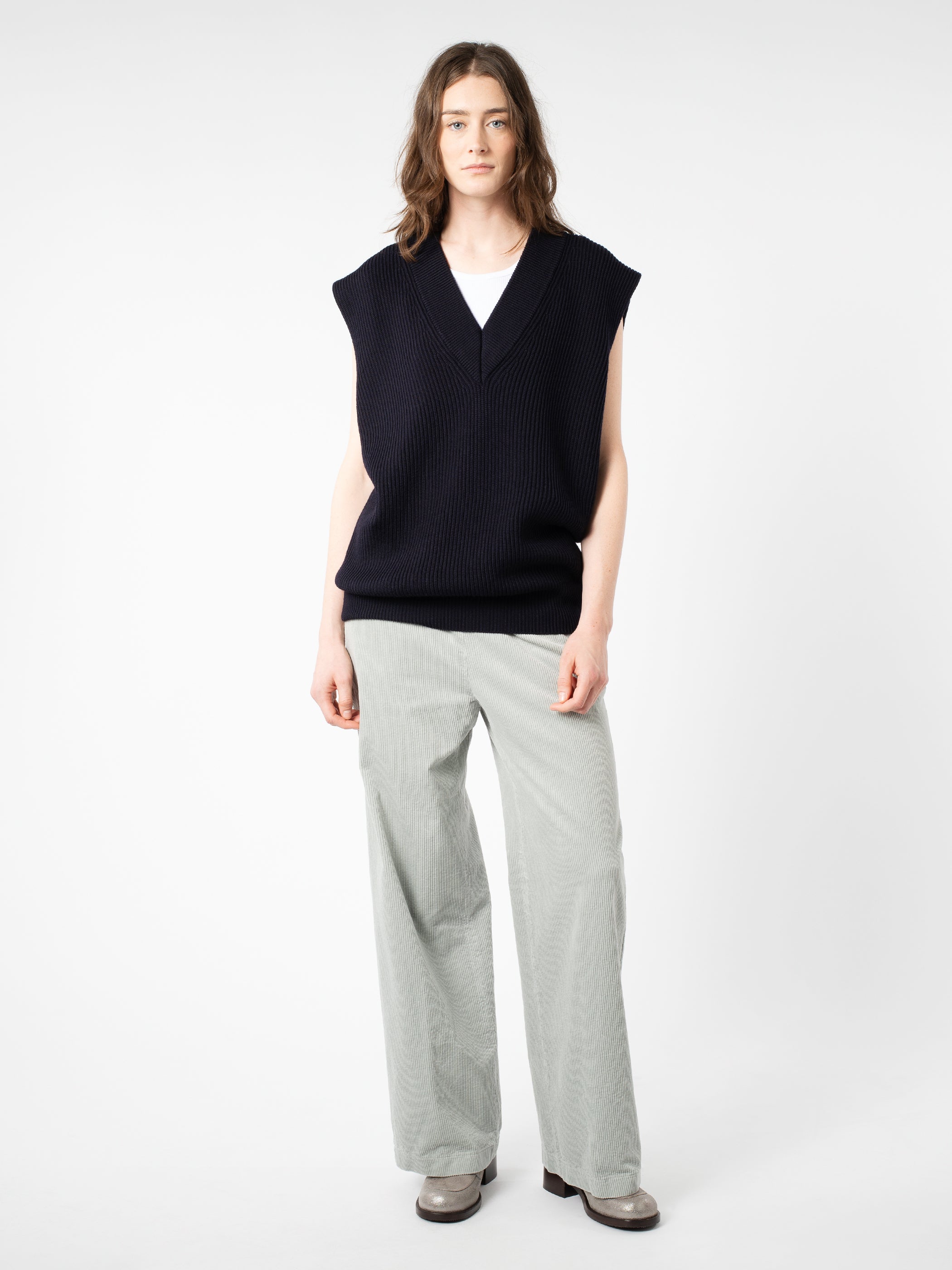 Wide Corduroy Trousers