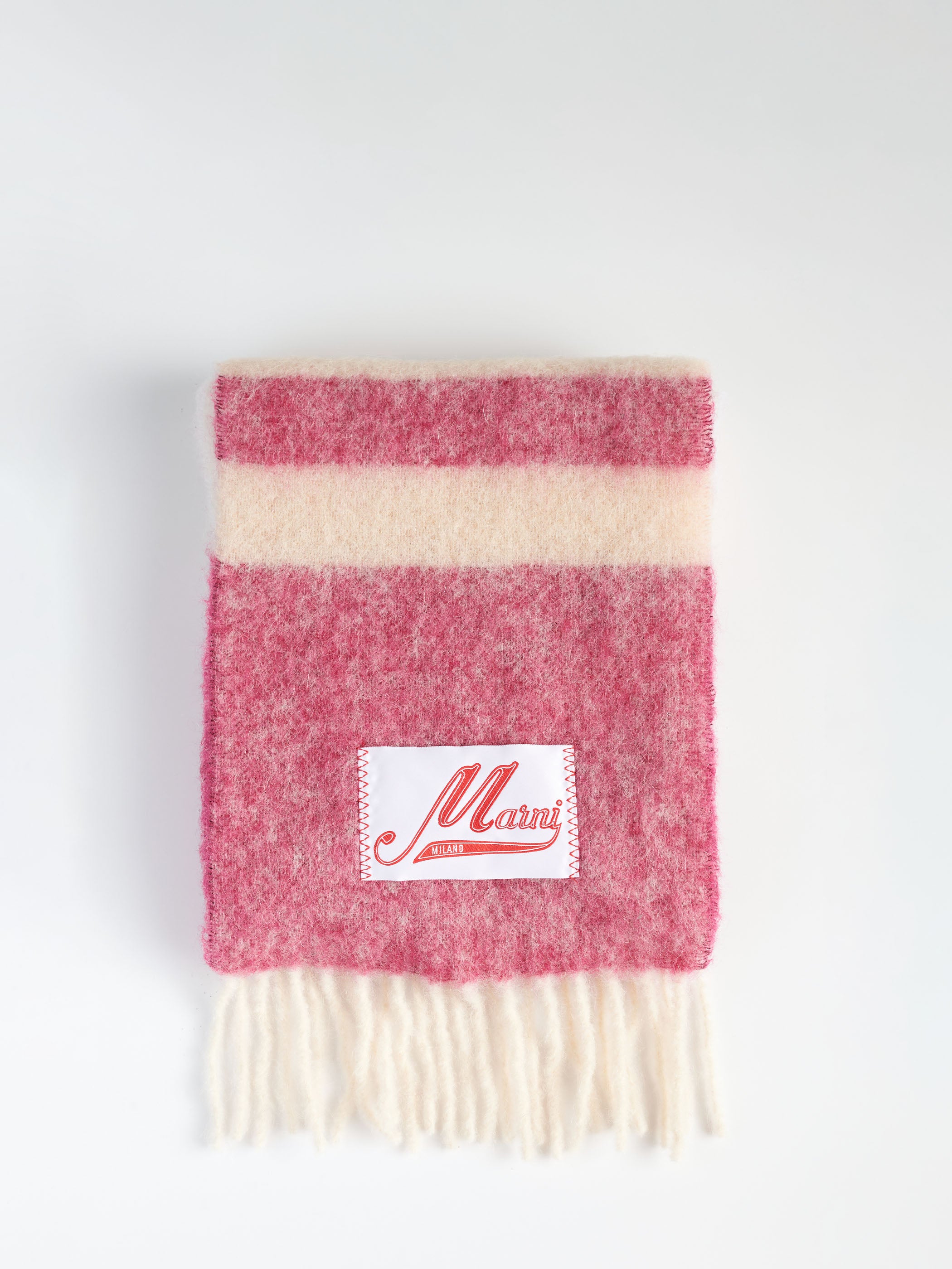 Striped Mohair Scarf