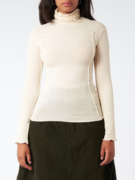 トップス BASERANGE omato turtleneck undyed s 23-09