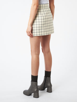 Marni Wool Check Mini Skirt
