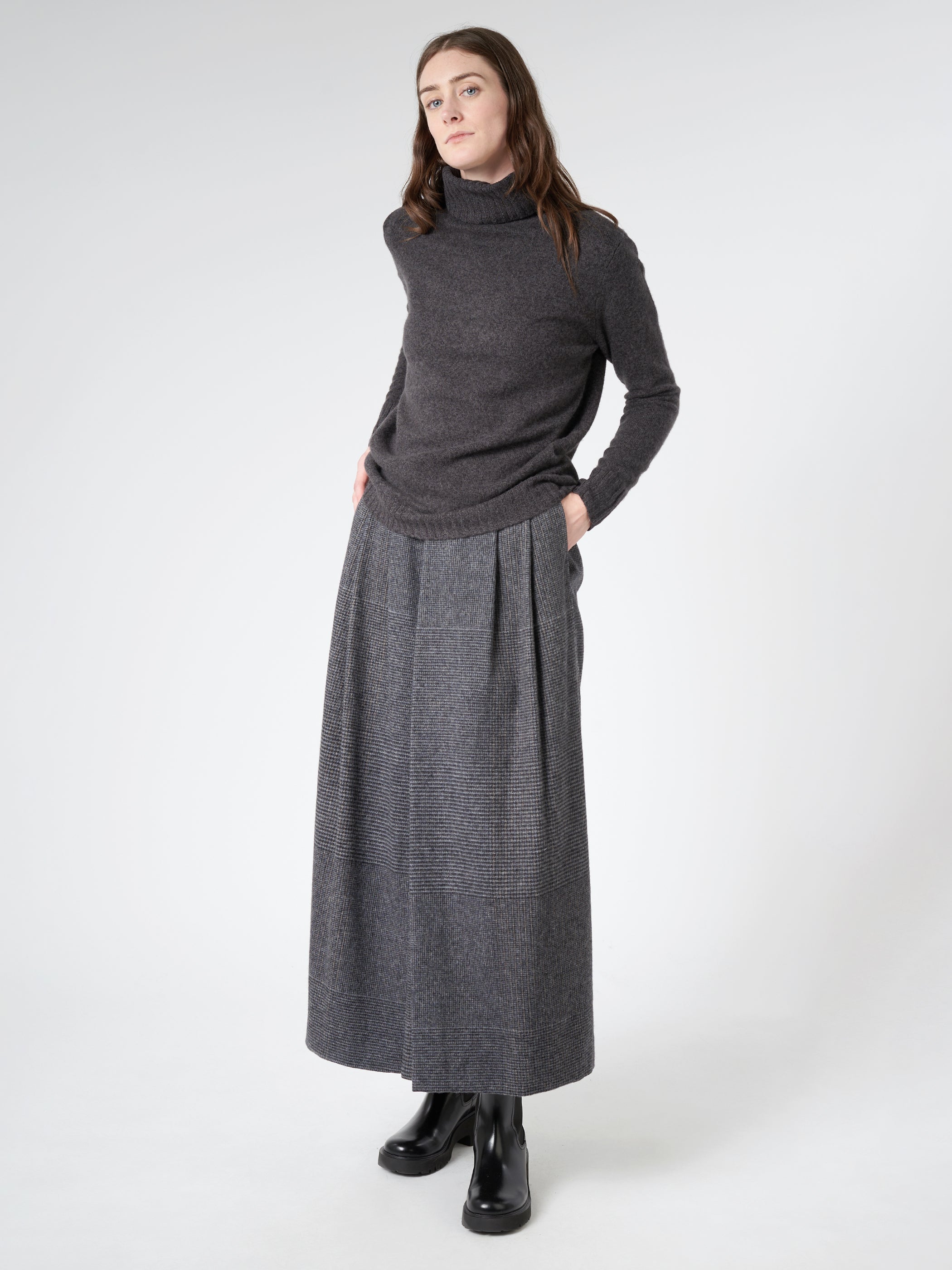 Garment Dyed Merino Wool Turtleneck