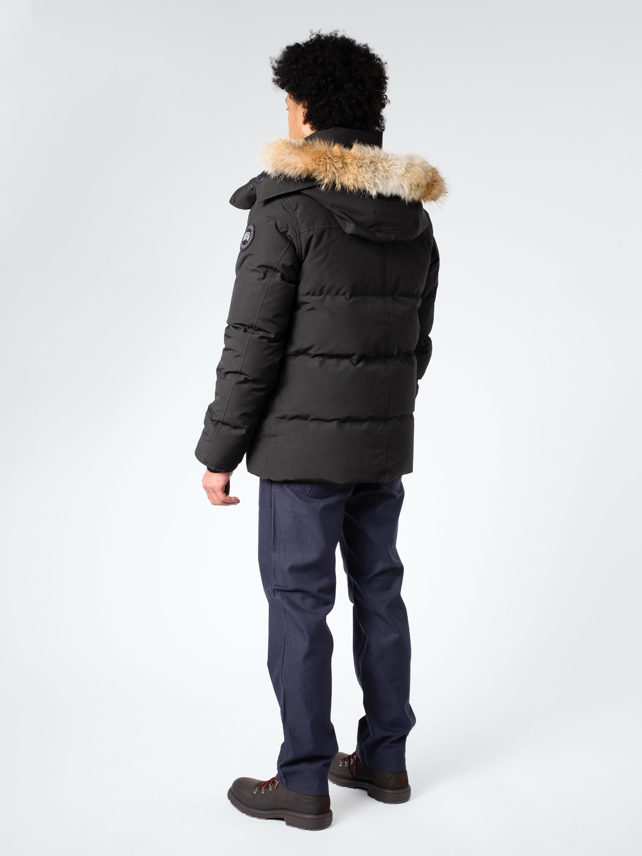 Wyndham parka black label canada goose hotsell
