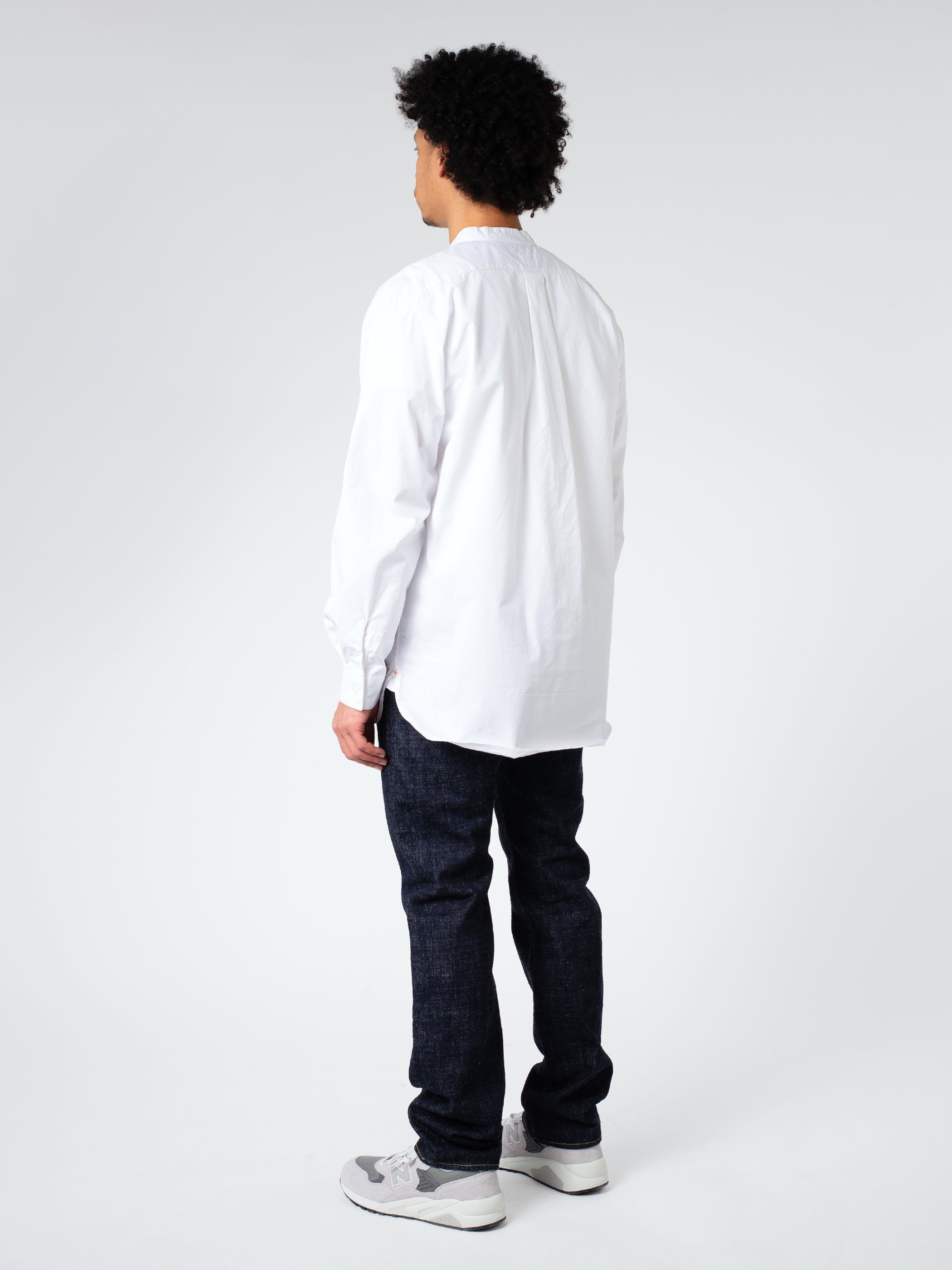 Broad Band Collar Pullover Shirt