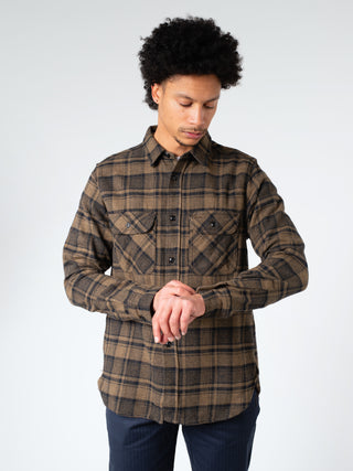 F.O.B. Factory Nel Check Work Shirt