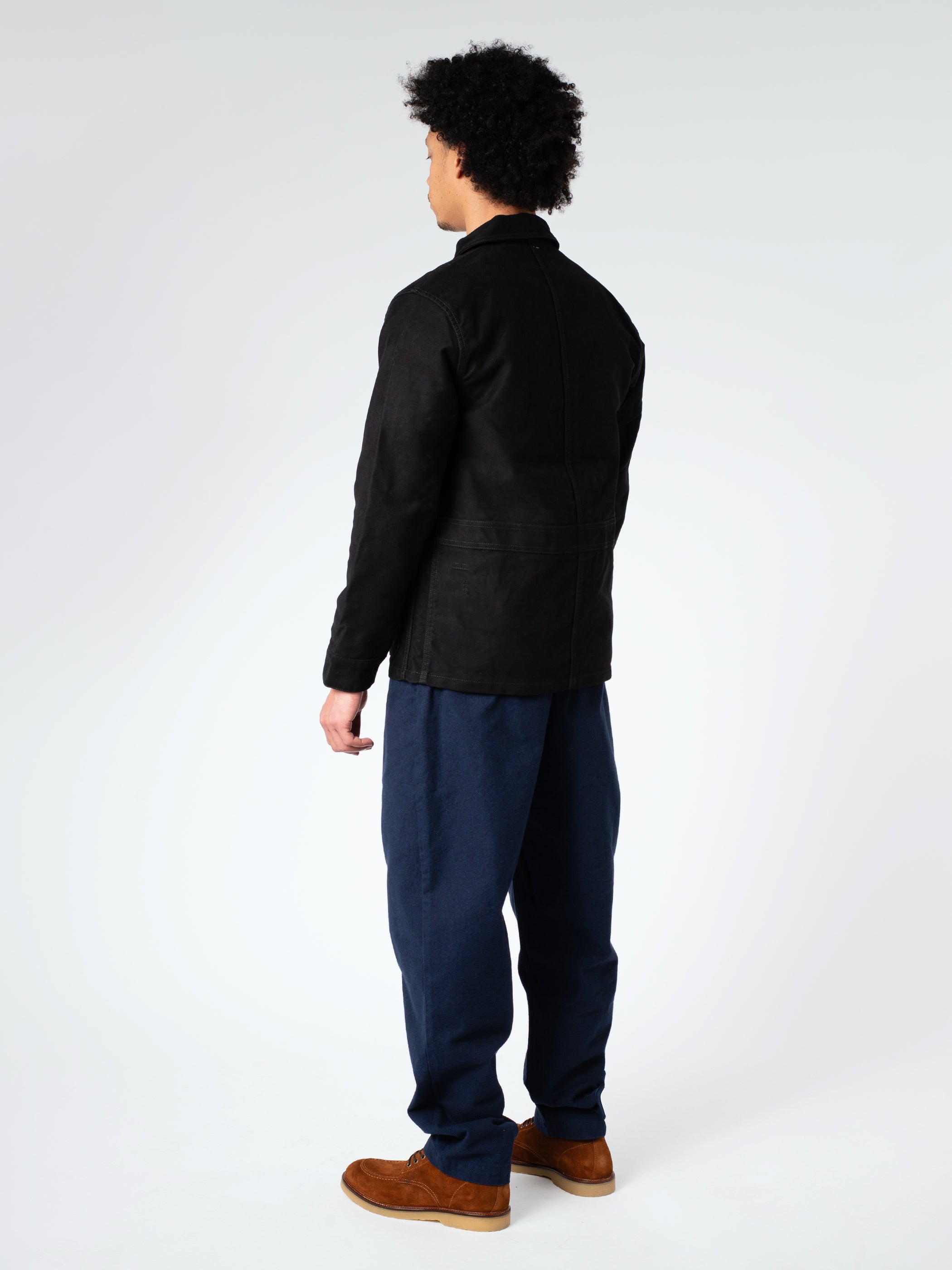 F.O.B. FACTORY - French Moleskin Jacket in Black – gravitypope