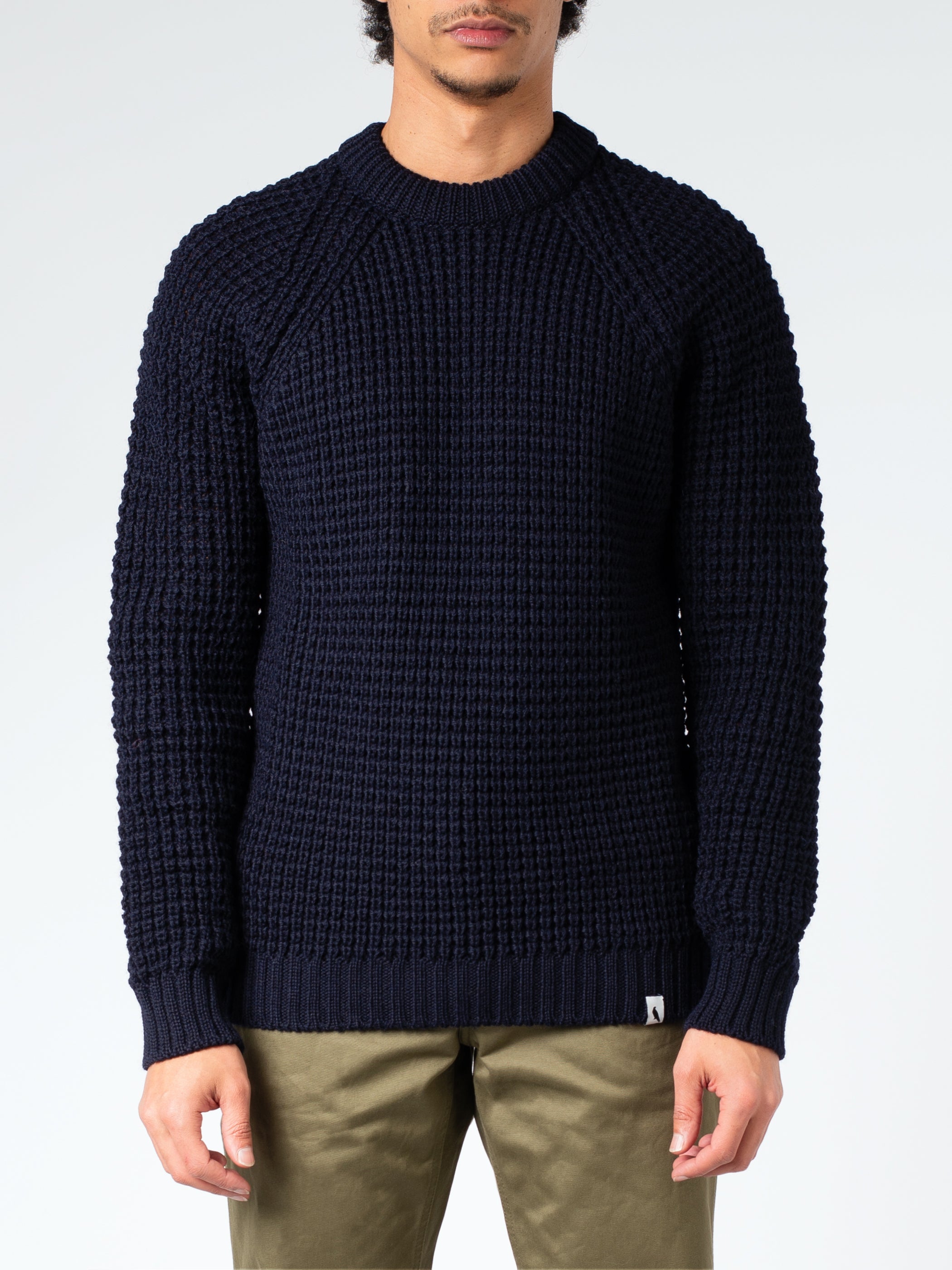 Waffle Crew Neck Jumper