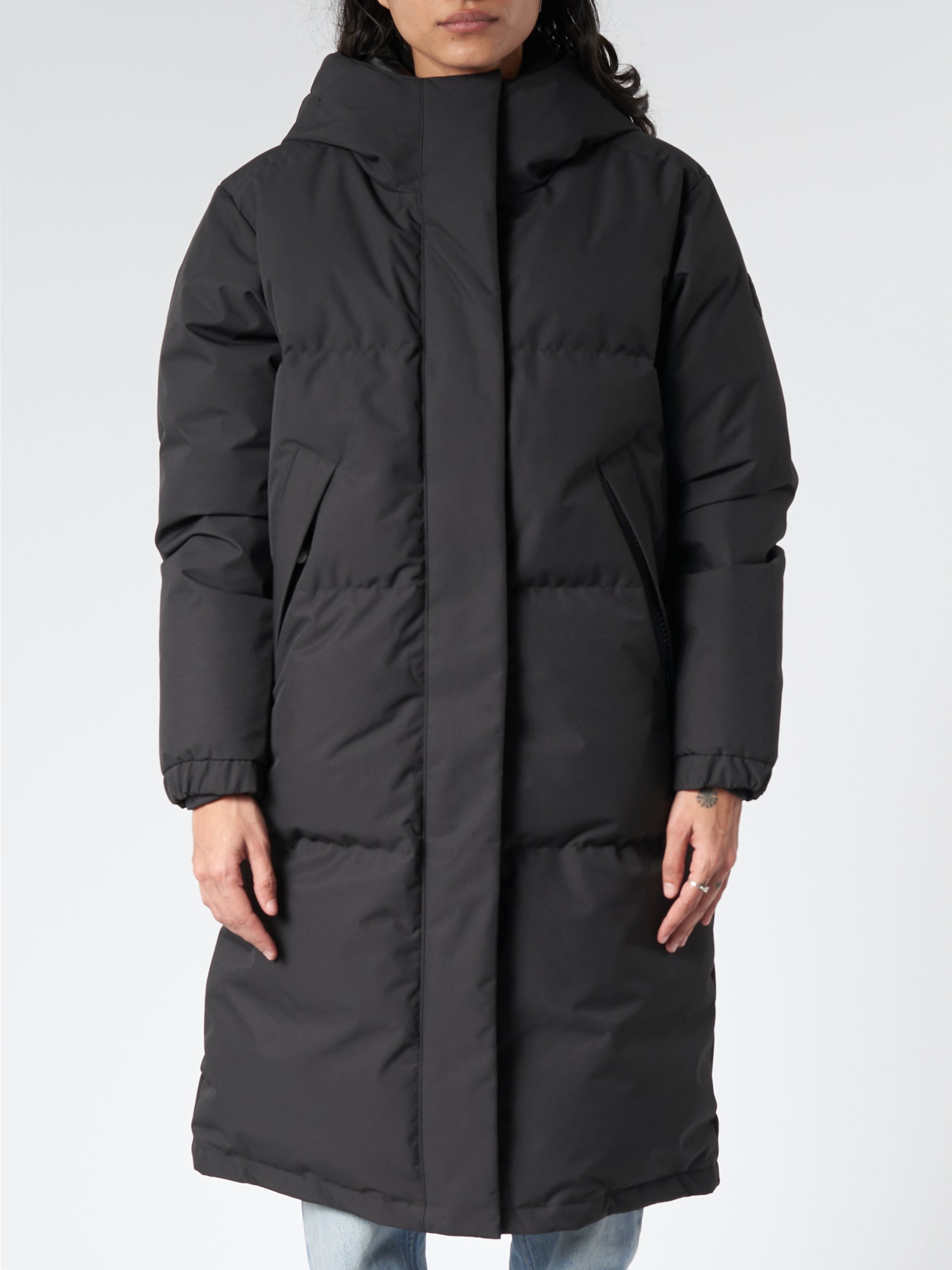 Quartz Co. - Lennox 2.0 Hooded Down Winter Jacket in Black