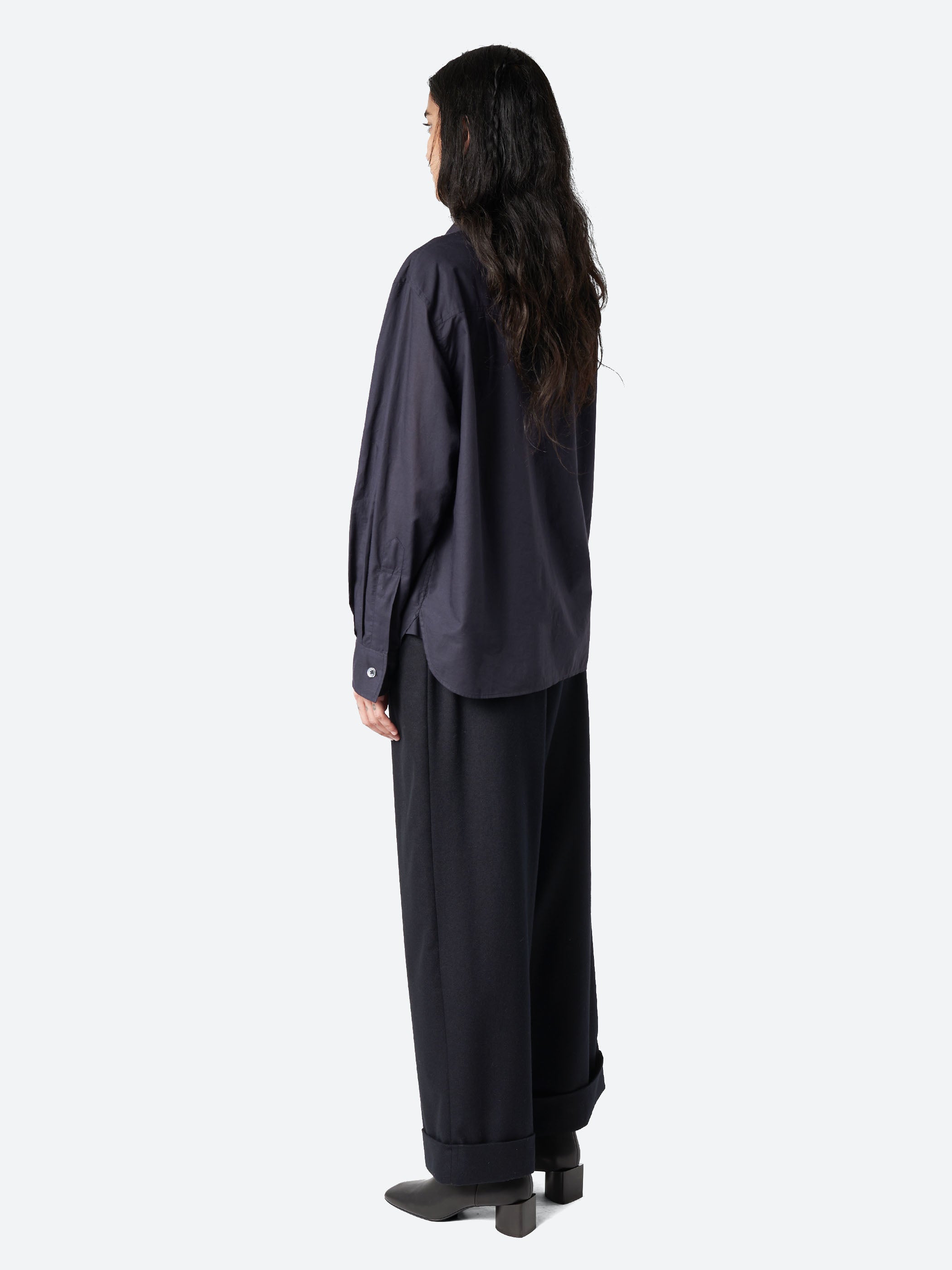 Margaret Howell - Pullover Shirt in Black – gravitypope