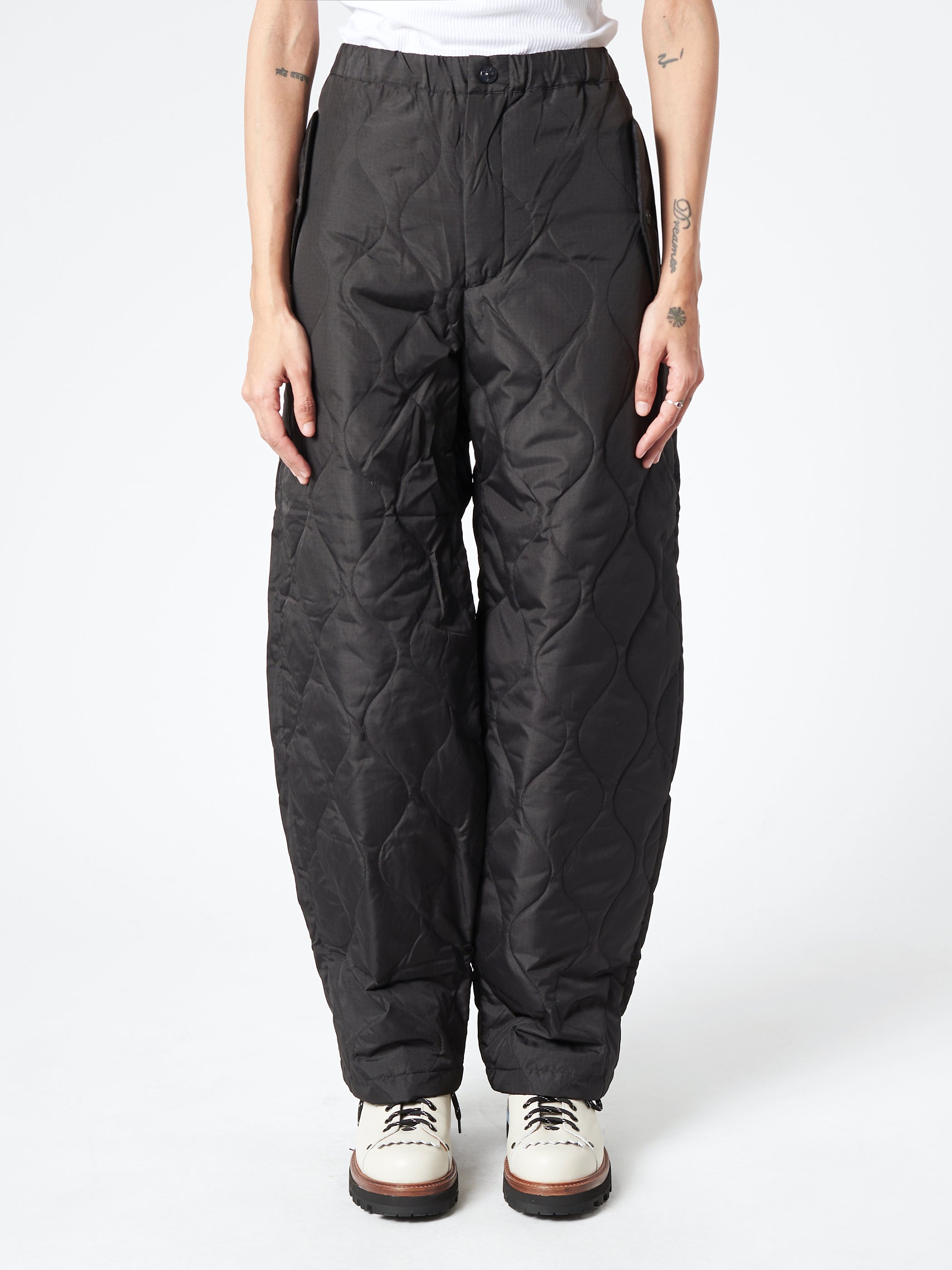 TAION - Military Wide Down Pants in Black – gravitypope
