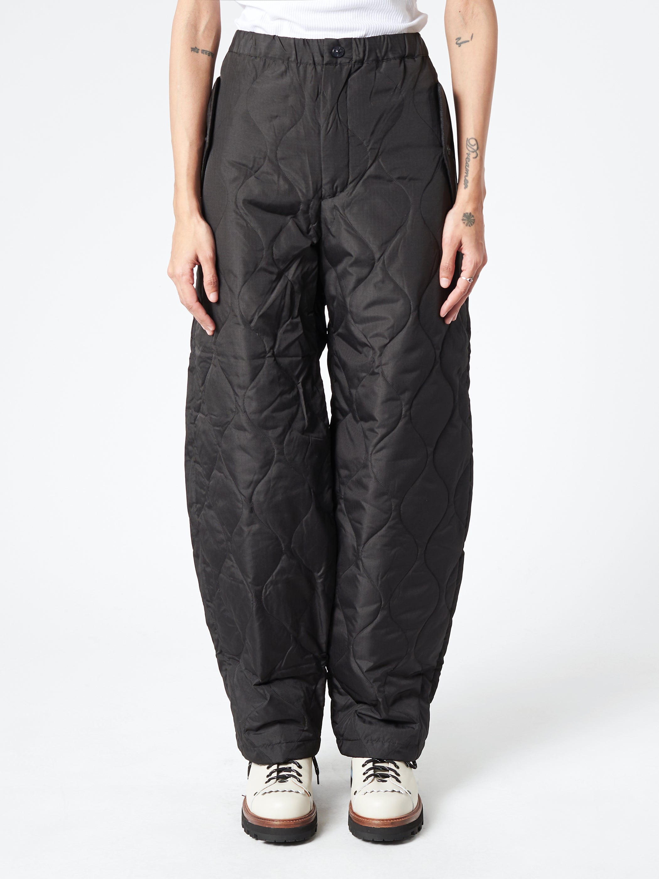 Military Wide Down Pants