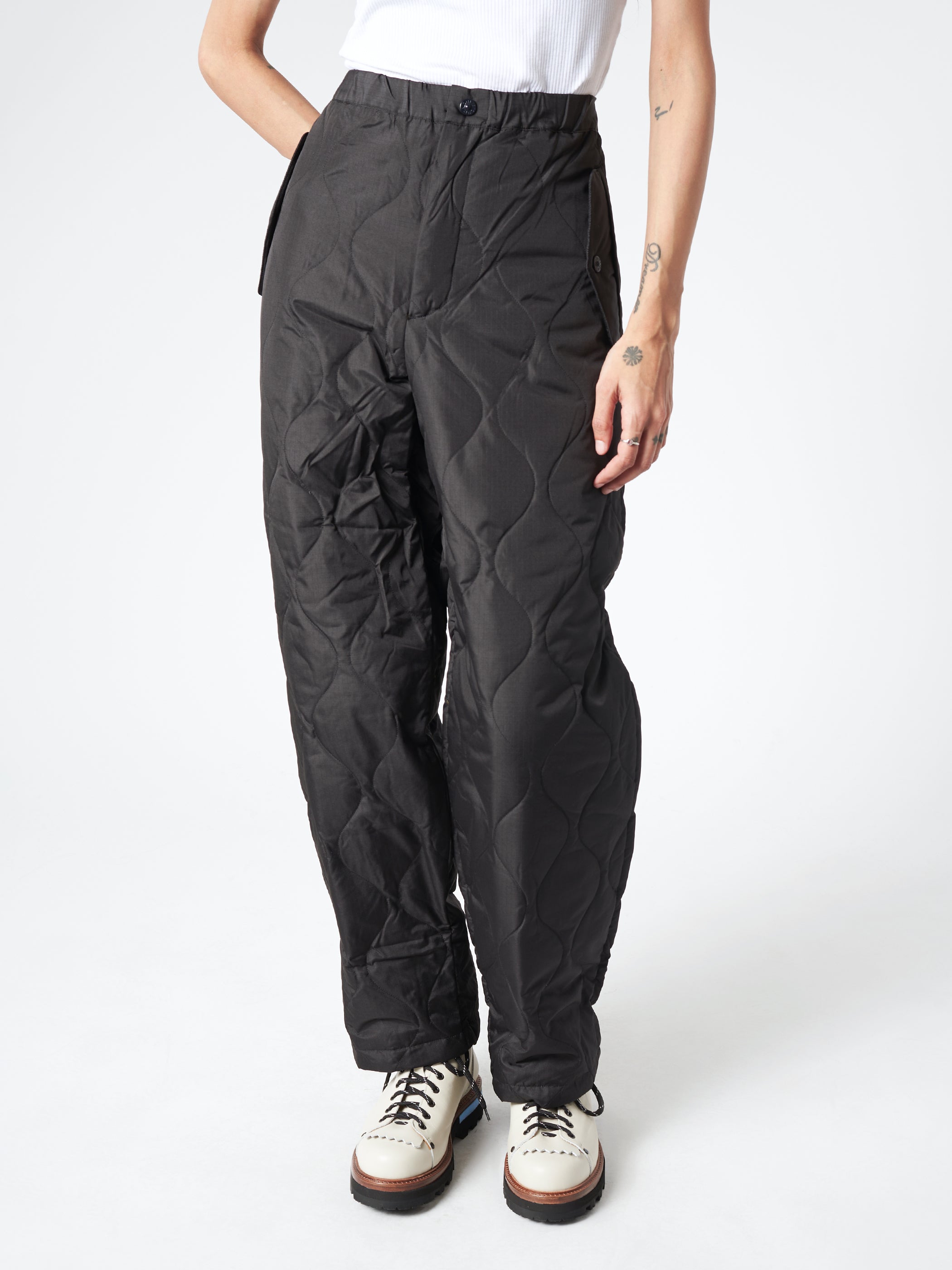Military Wide Down Pants