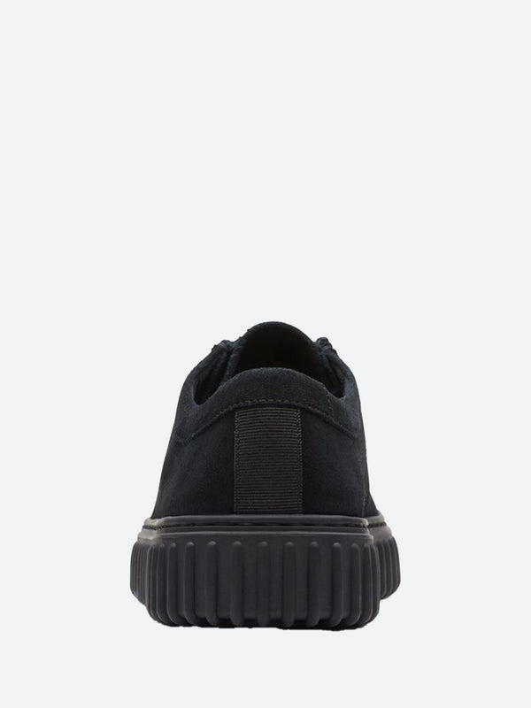 Clarks Torhill Lo in Black Suede gravitypope