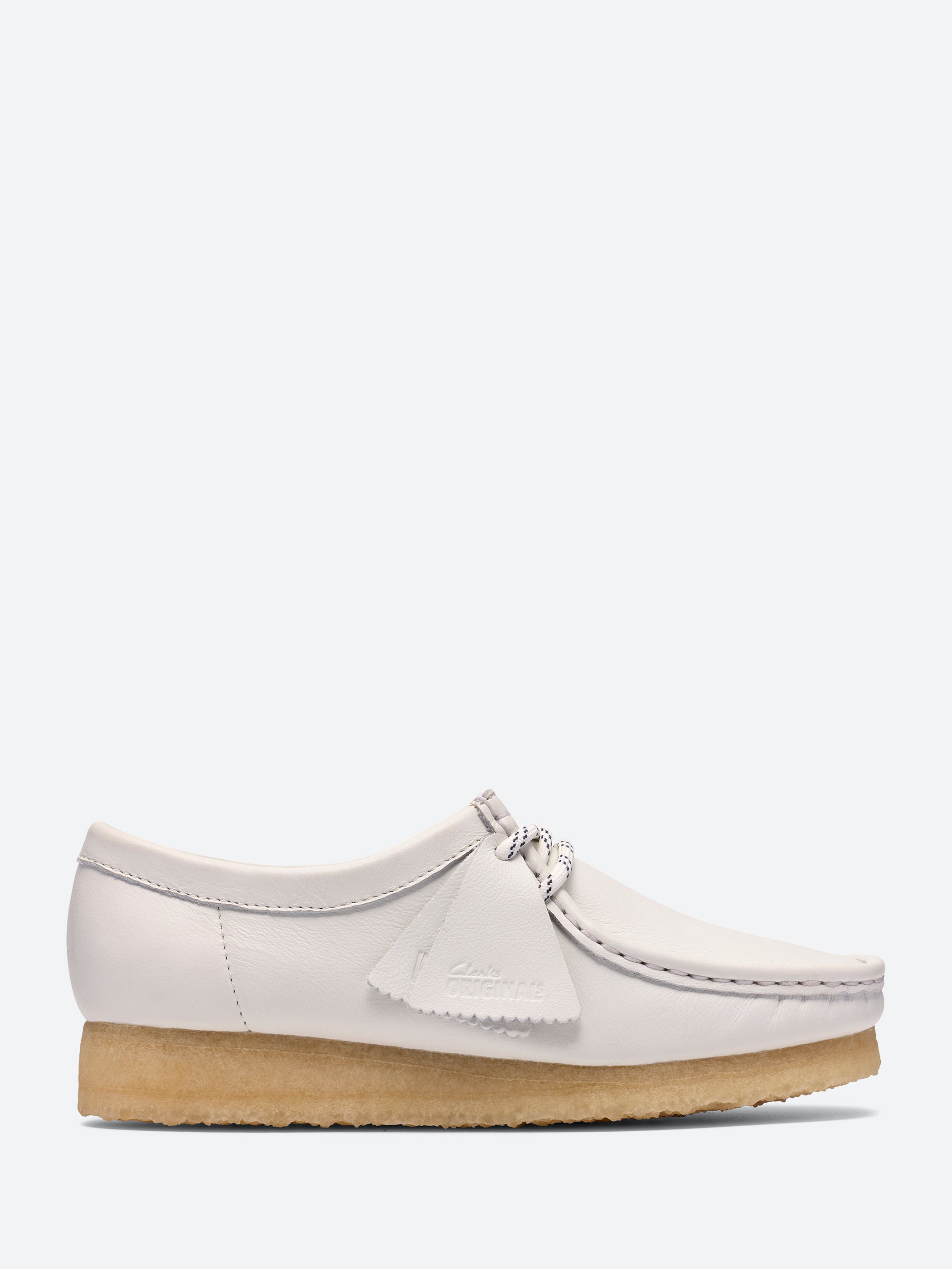 Clarks Originals - Wallabee in White Leather – gravitypope