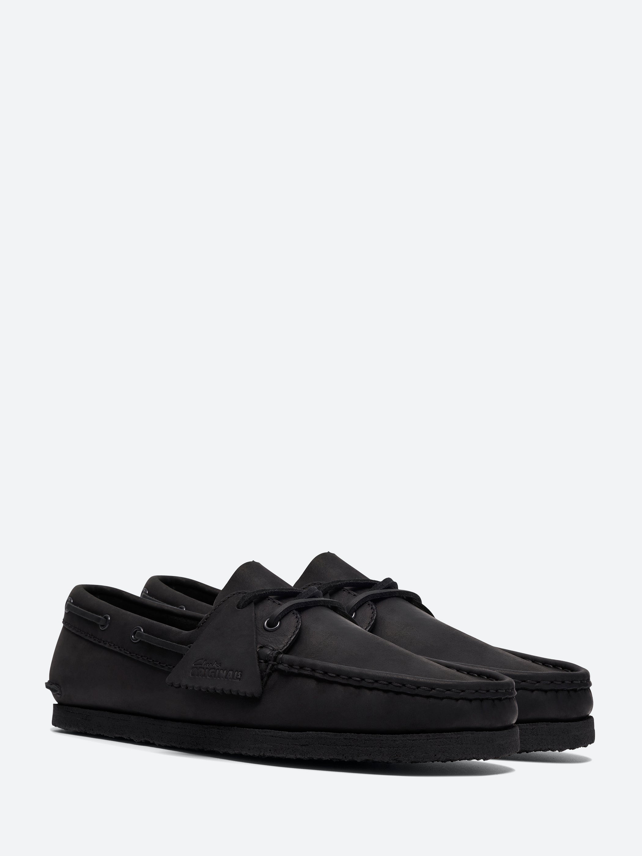 【美品】CLARKS ORIGINALS Wallabee BLACK 25.0 Clarks Wallabee - Black Leather – Kith Canada