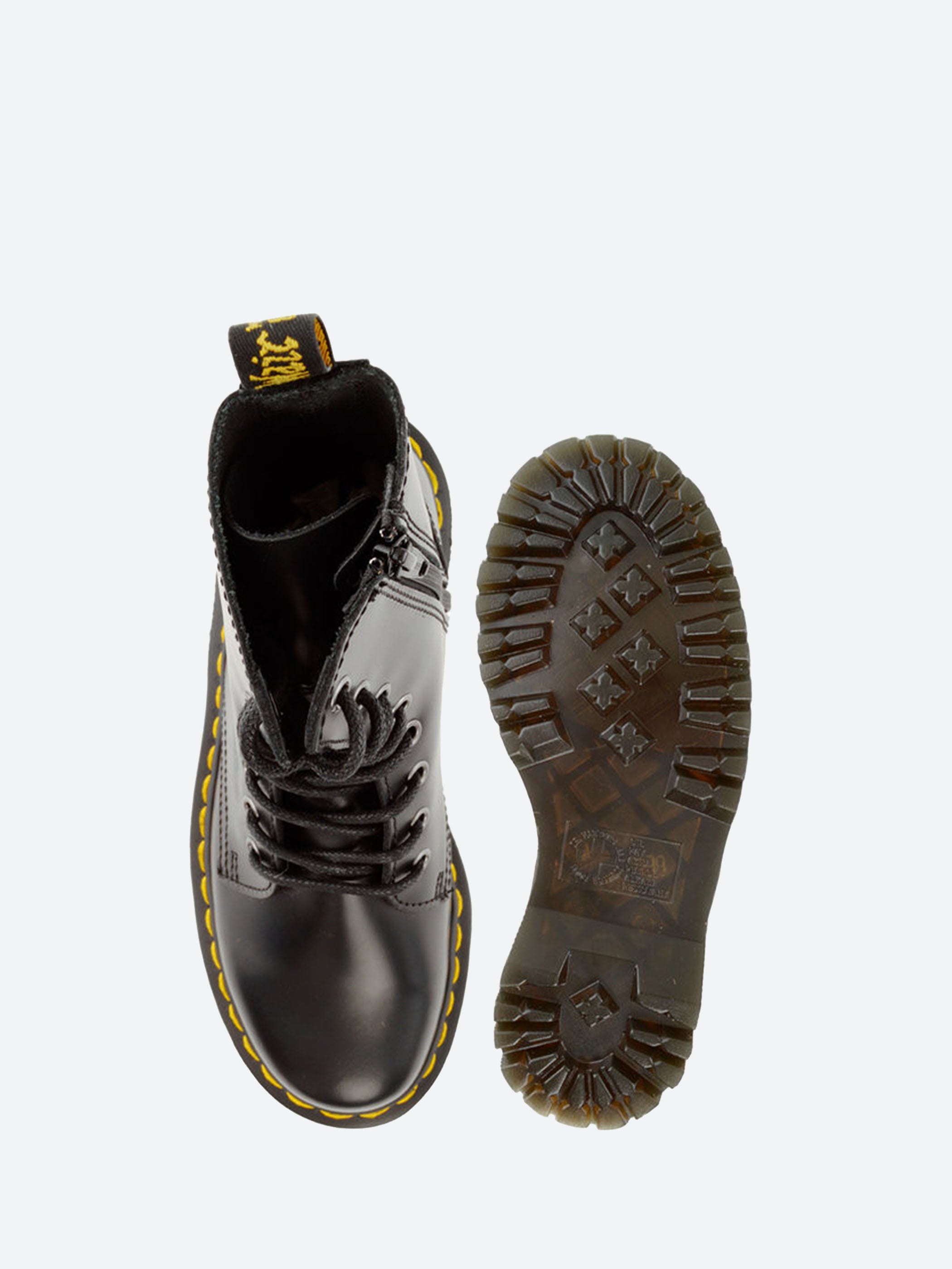 Dr. Martens - Jadon Boot in Black Polished Smooth – gravitypope