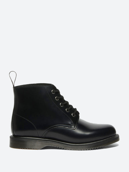 Dr. Martens - Emmeline Lace Up Boots in Black Polished Smooth