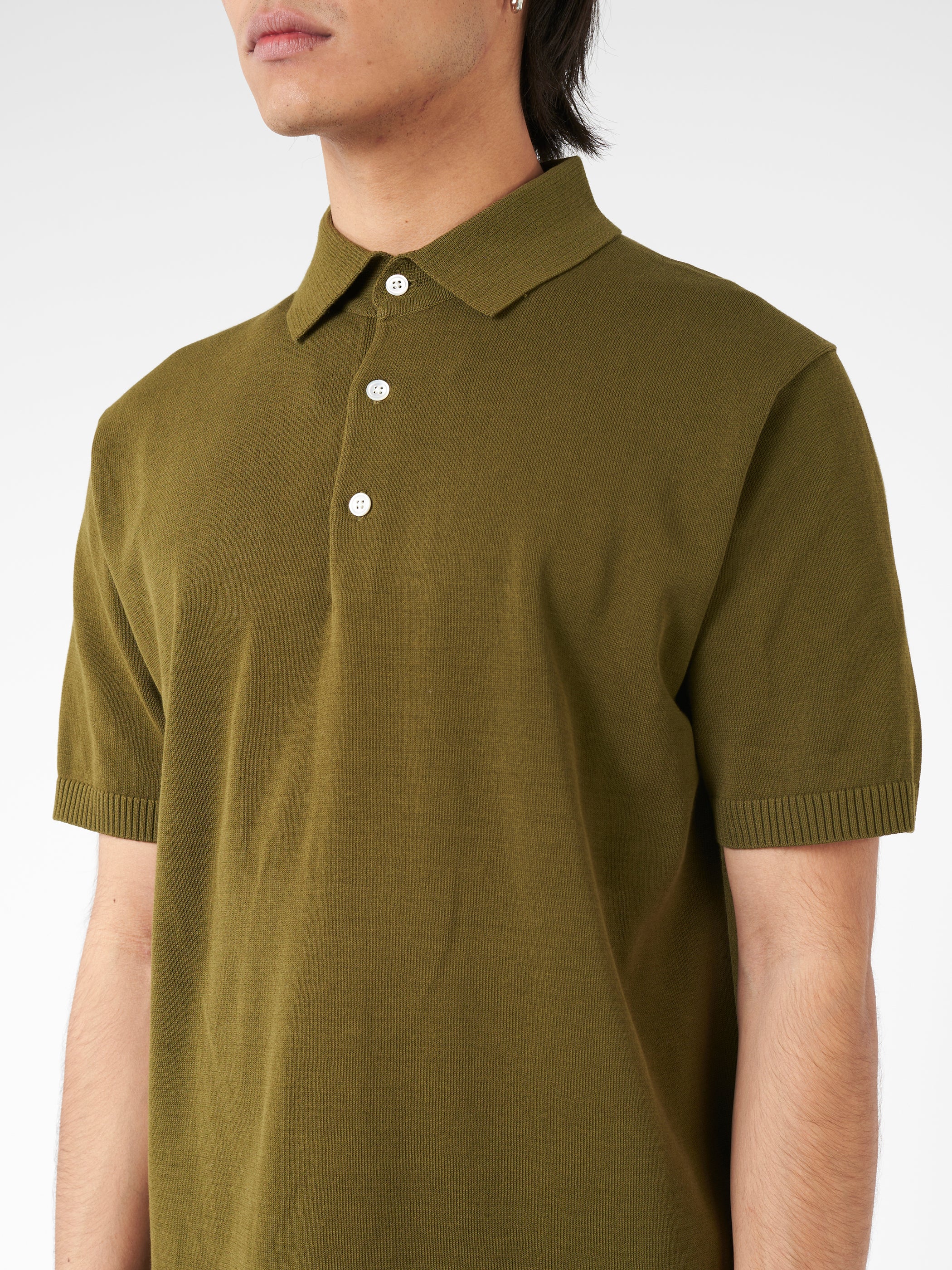 Knit Polo Shirt