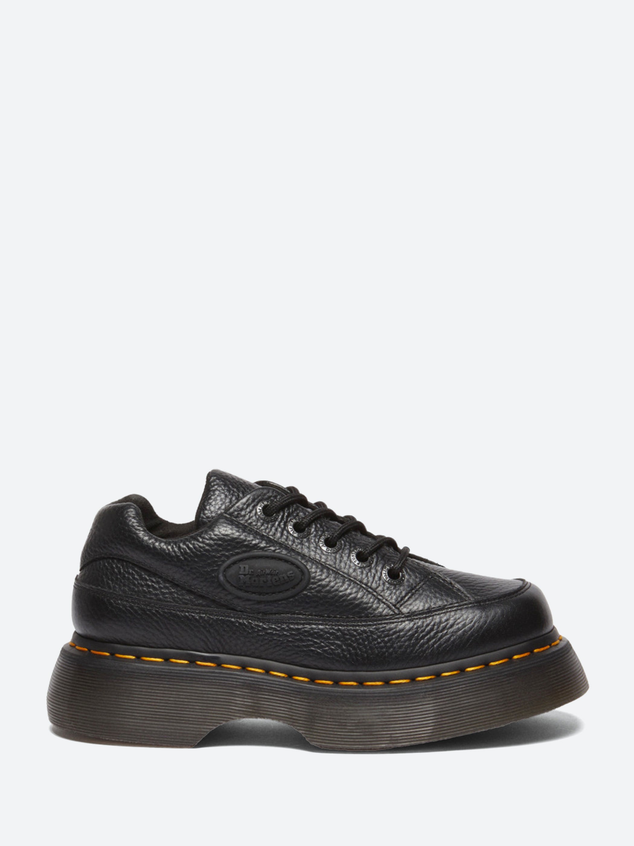 Dr. Martens - Buzz 5-Eye Milled Nappa Leather Shoes in Black