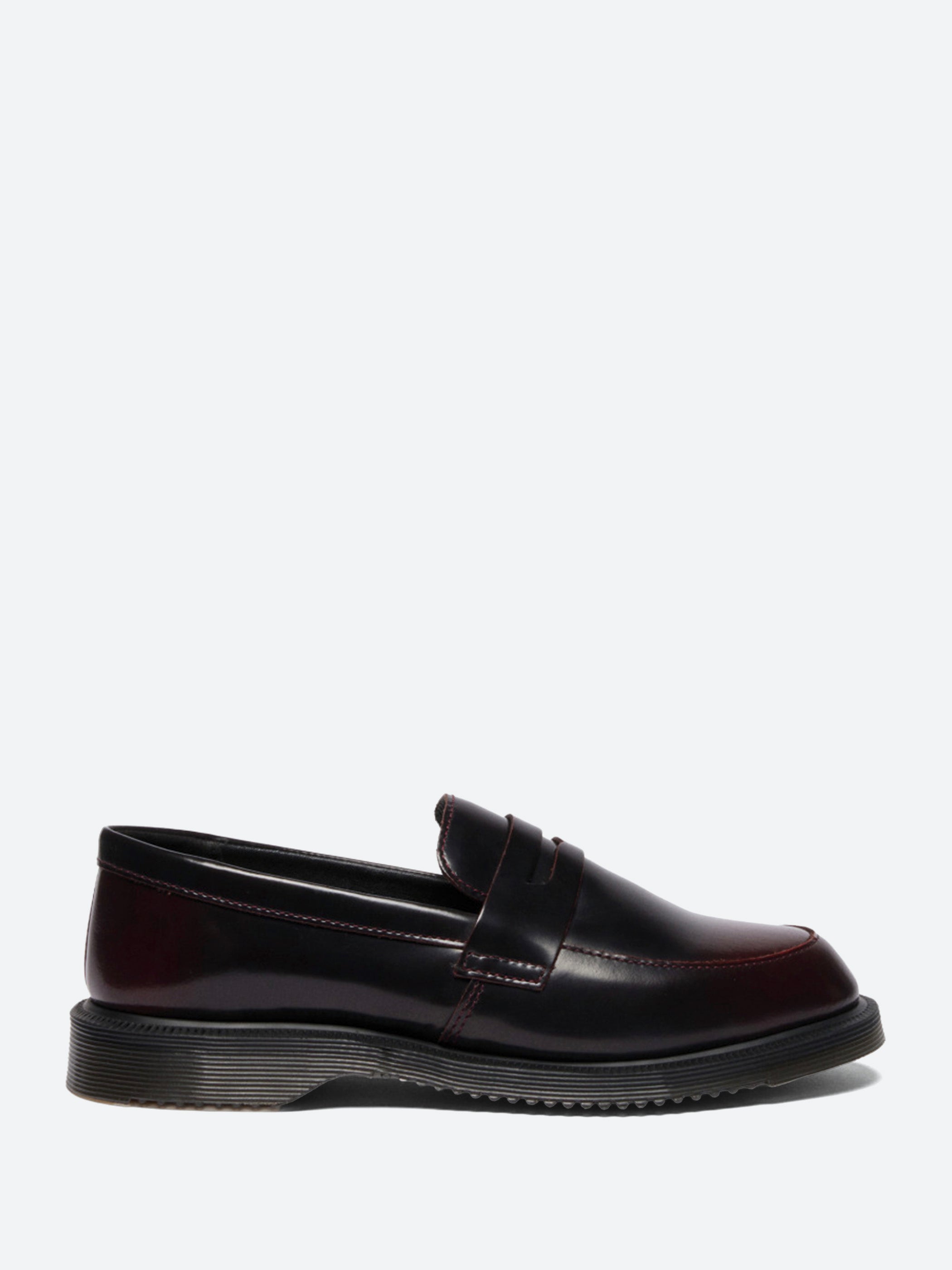 Dr. Martens - Temara Penny Loafers in Cherry Red Arcadia – gravitypope
