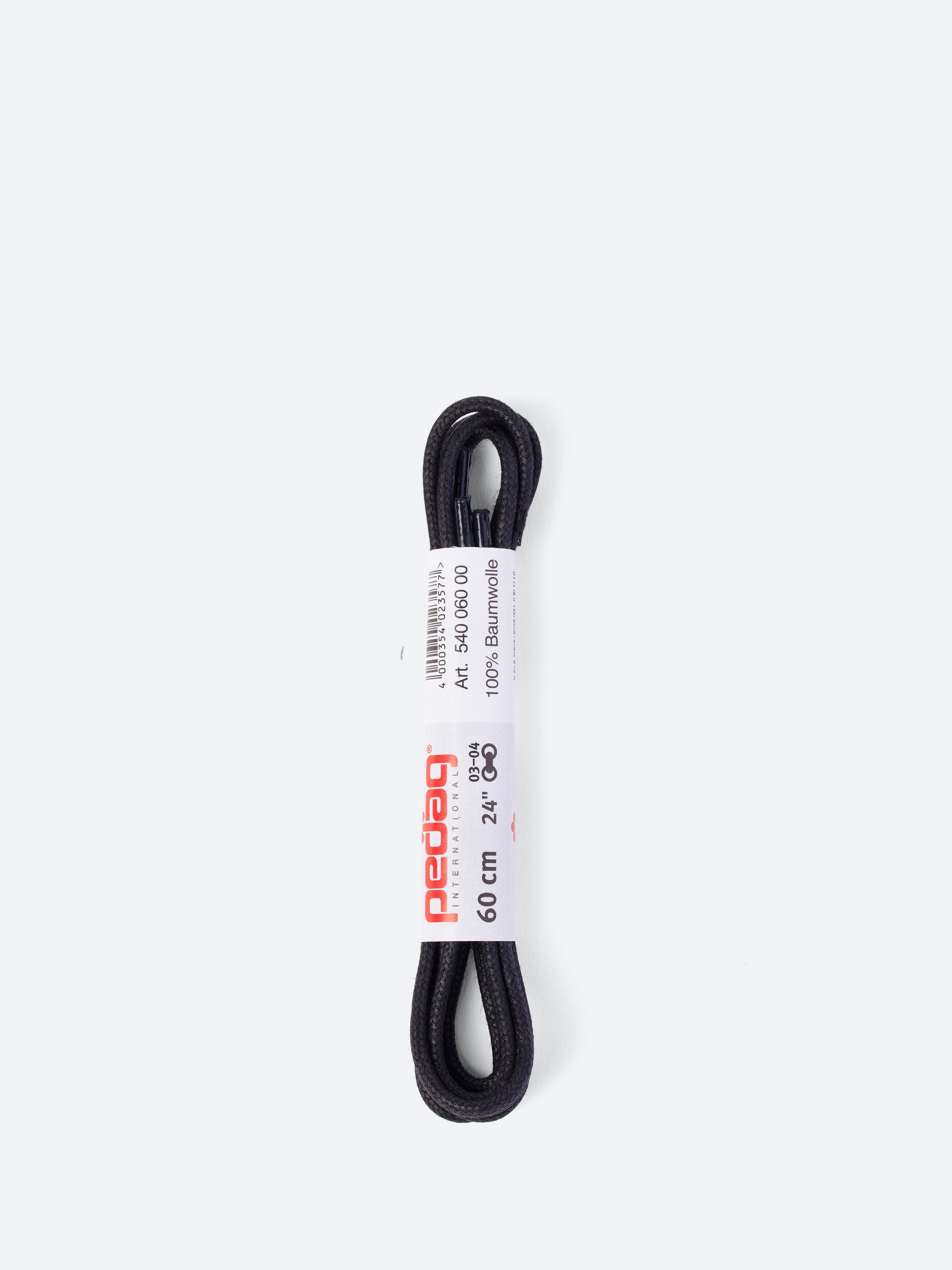 Waxed Thin Round Laces 24''