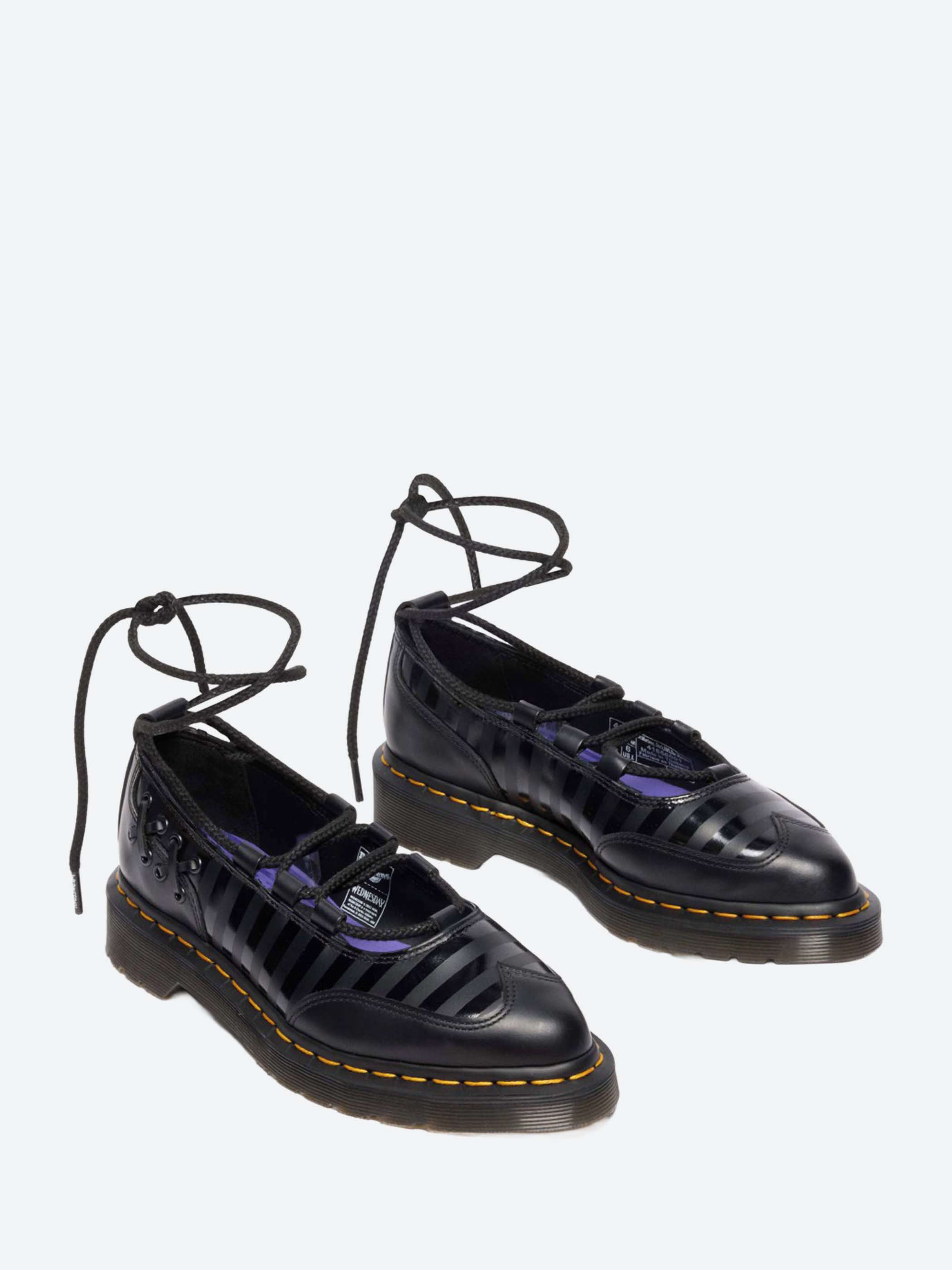 Dr. Martens - Elphie II Wednesday in Black Smooth – gravitypope