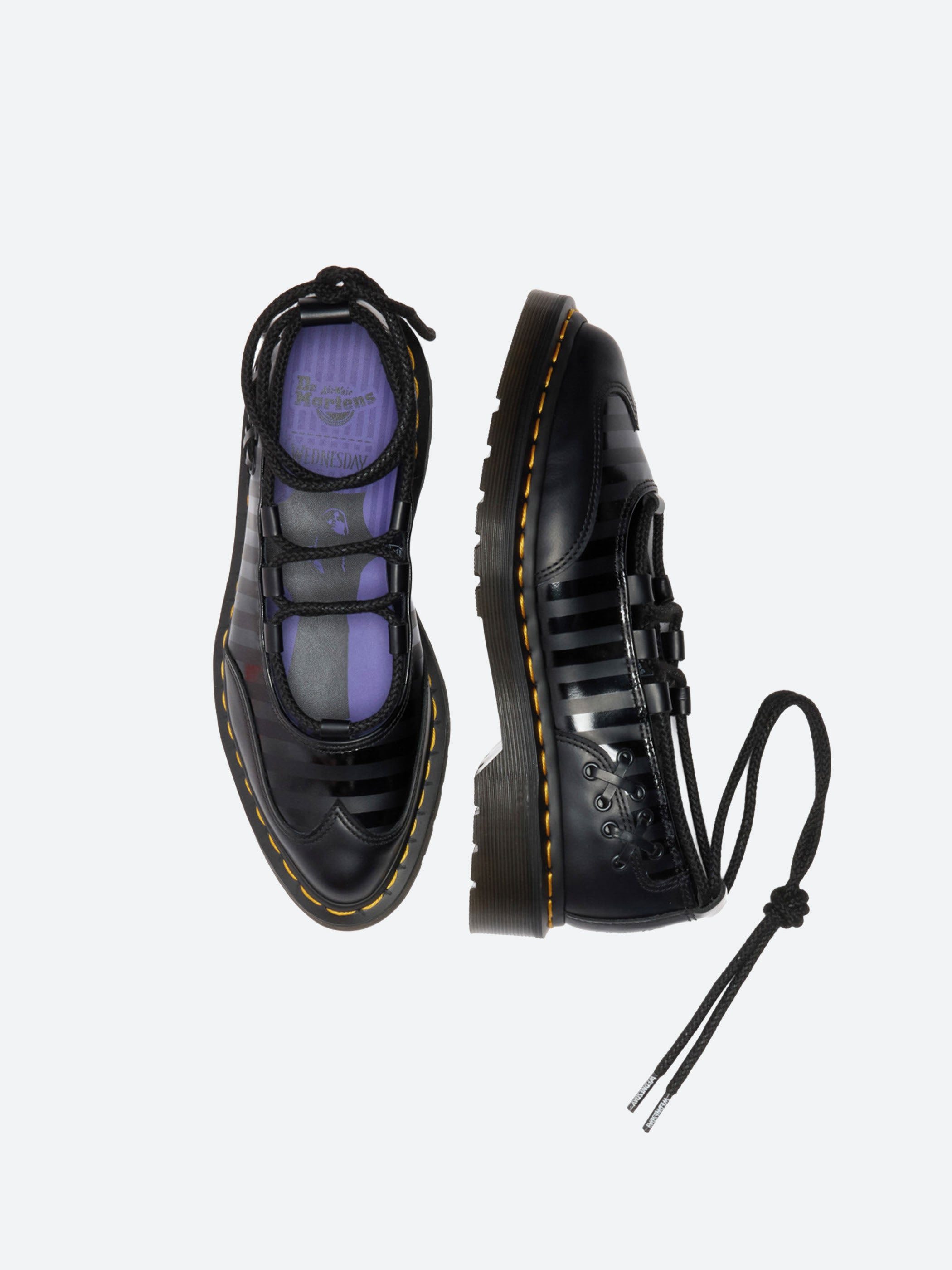 Dr. Martens - Elphie II Wednesday in Black Smooth – gravitypope