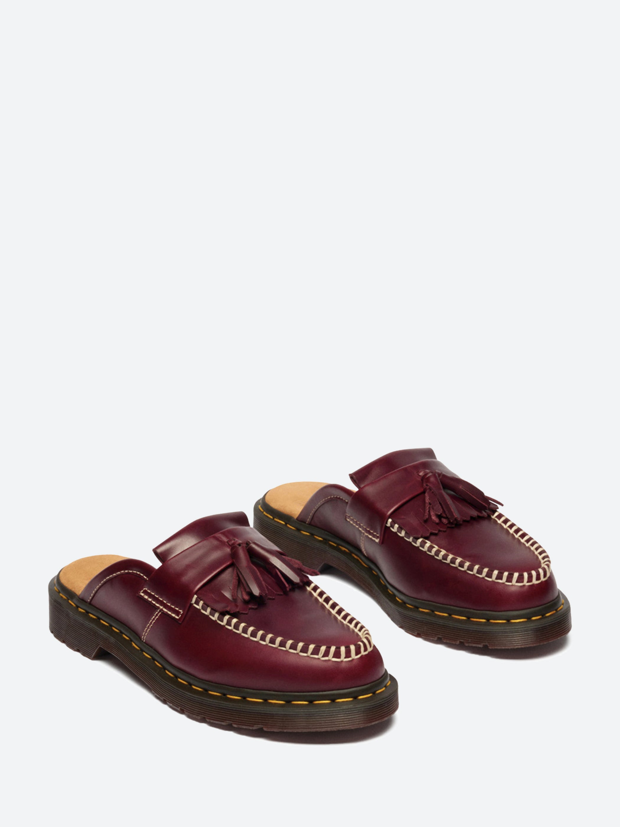Dr. Martens - Adrian Mule in Cherry Red Orleans – gravitypope