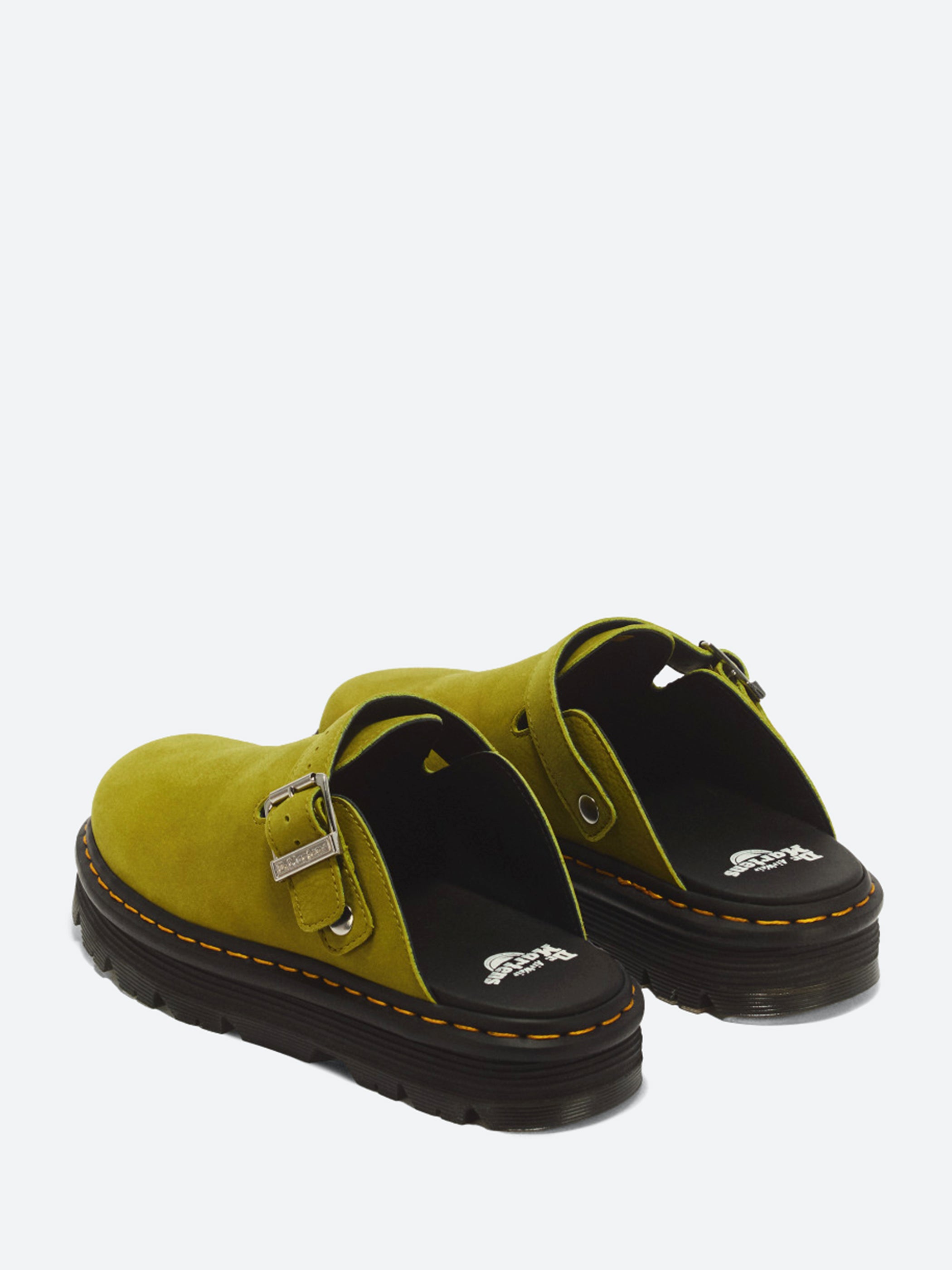 Dr. Martens - Zebzag Slide in Black Suede – gravitypope