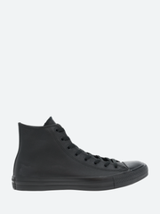 Chuck taylor all star leather high top black mono best sale