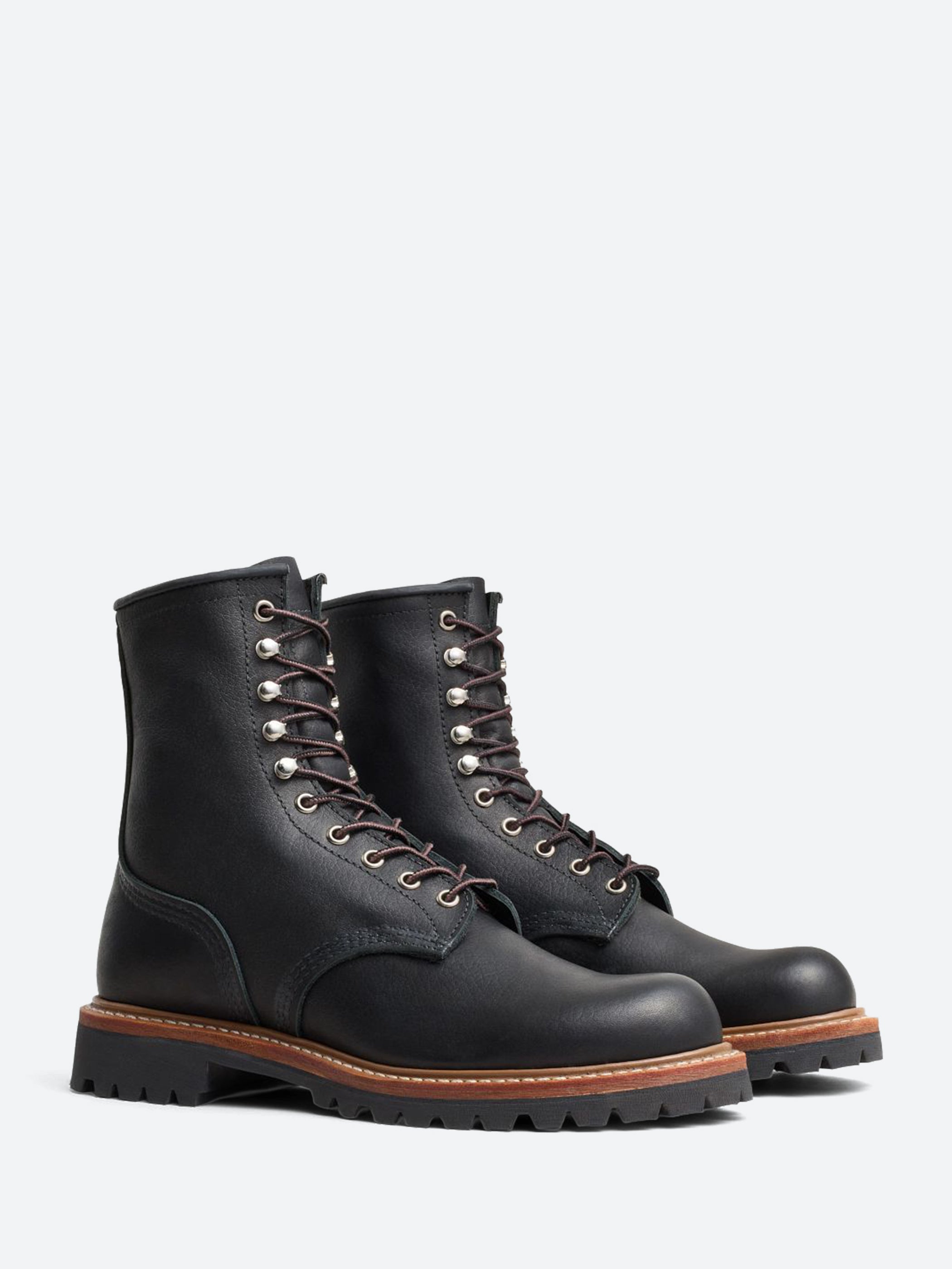 B*o様 Red wings 4501 25.5 D Red Wing - Logger in Black Oil Slick – gravitypope