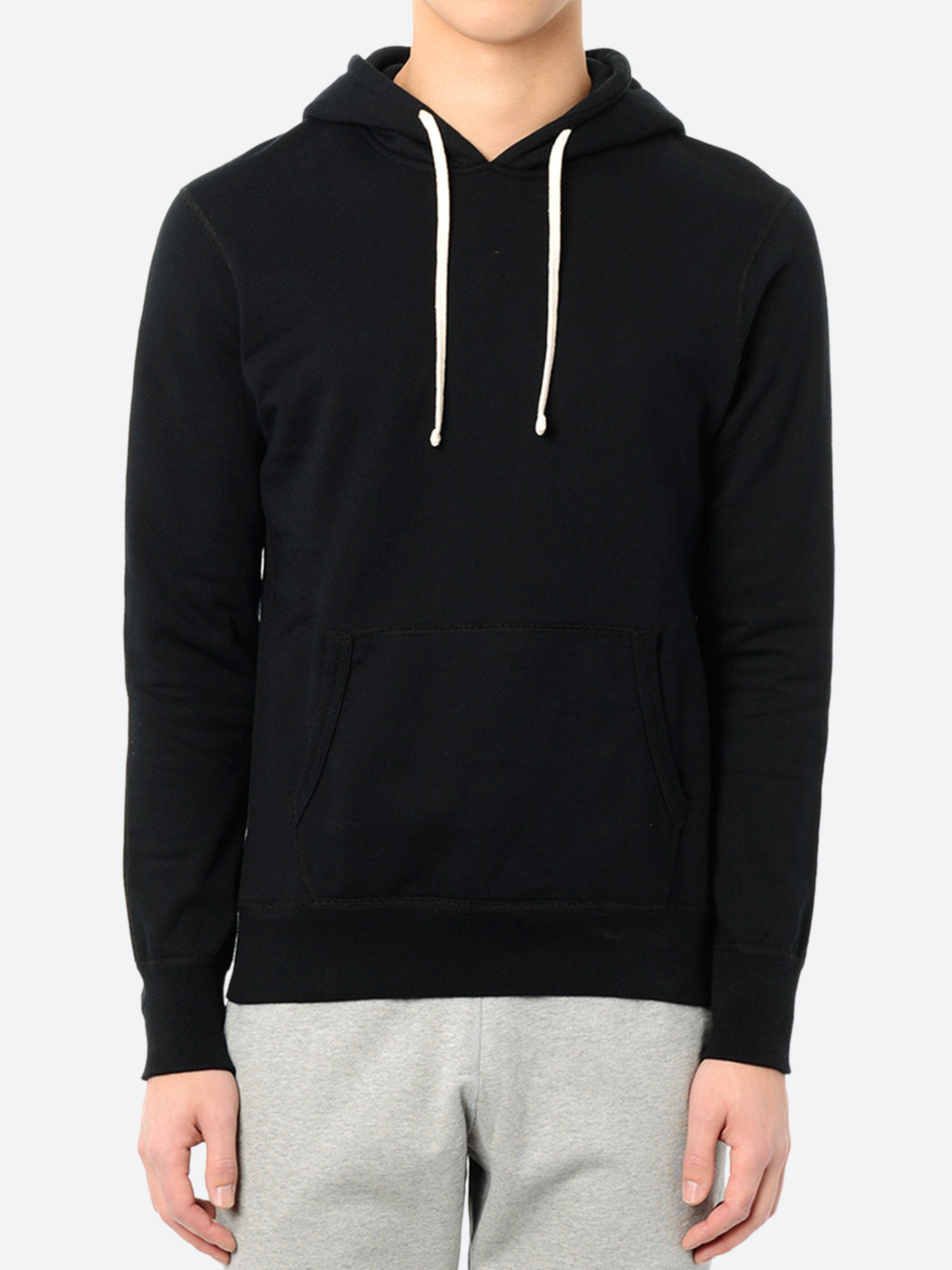 Reigning champ black hoodie shop