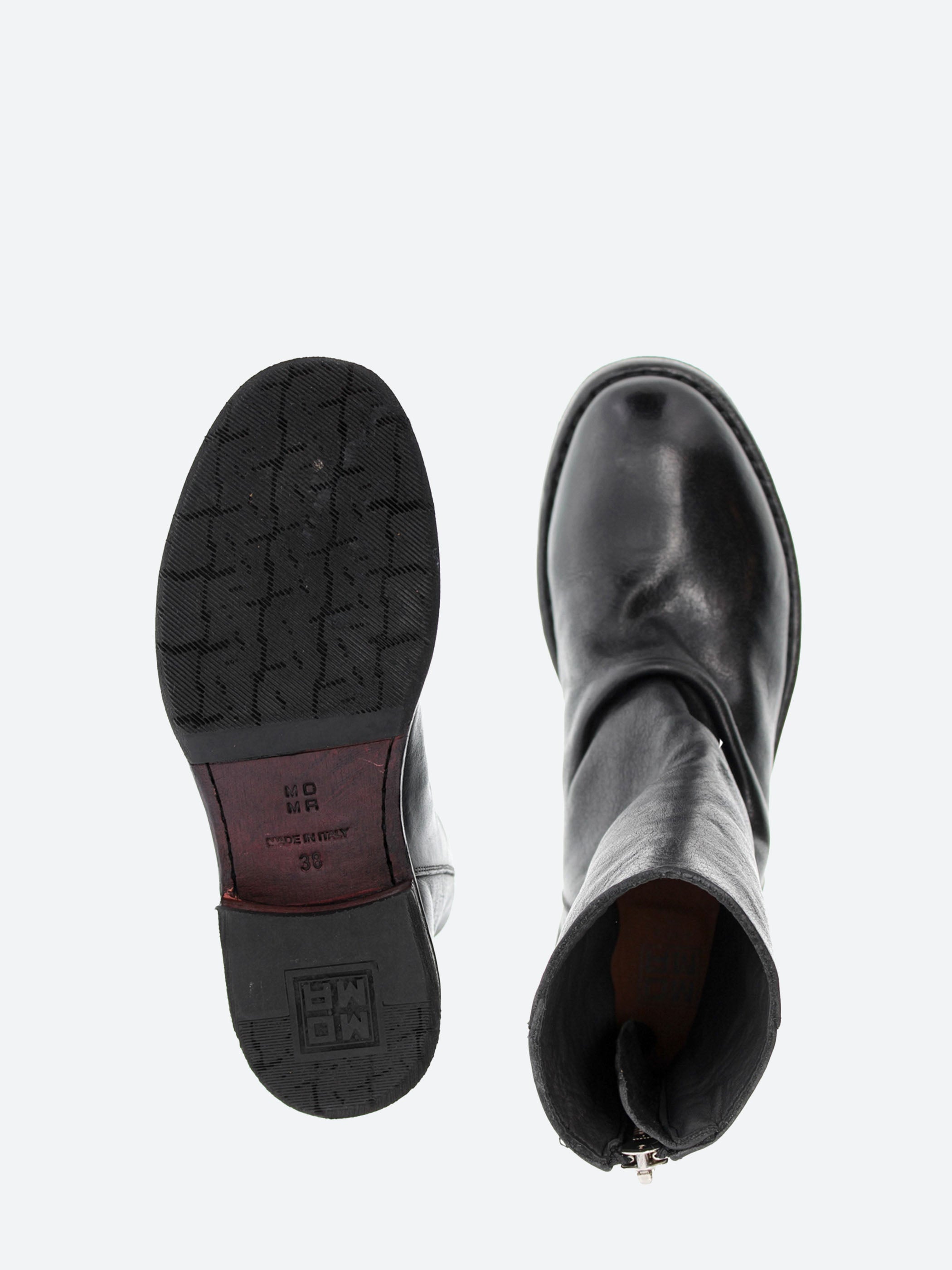 Moma - 1CW002 Ankle Boots in Nero Cusna – gravitypope