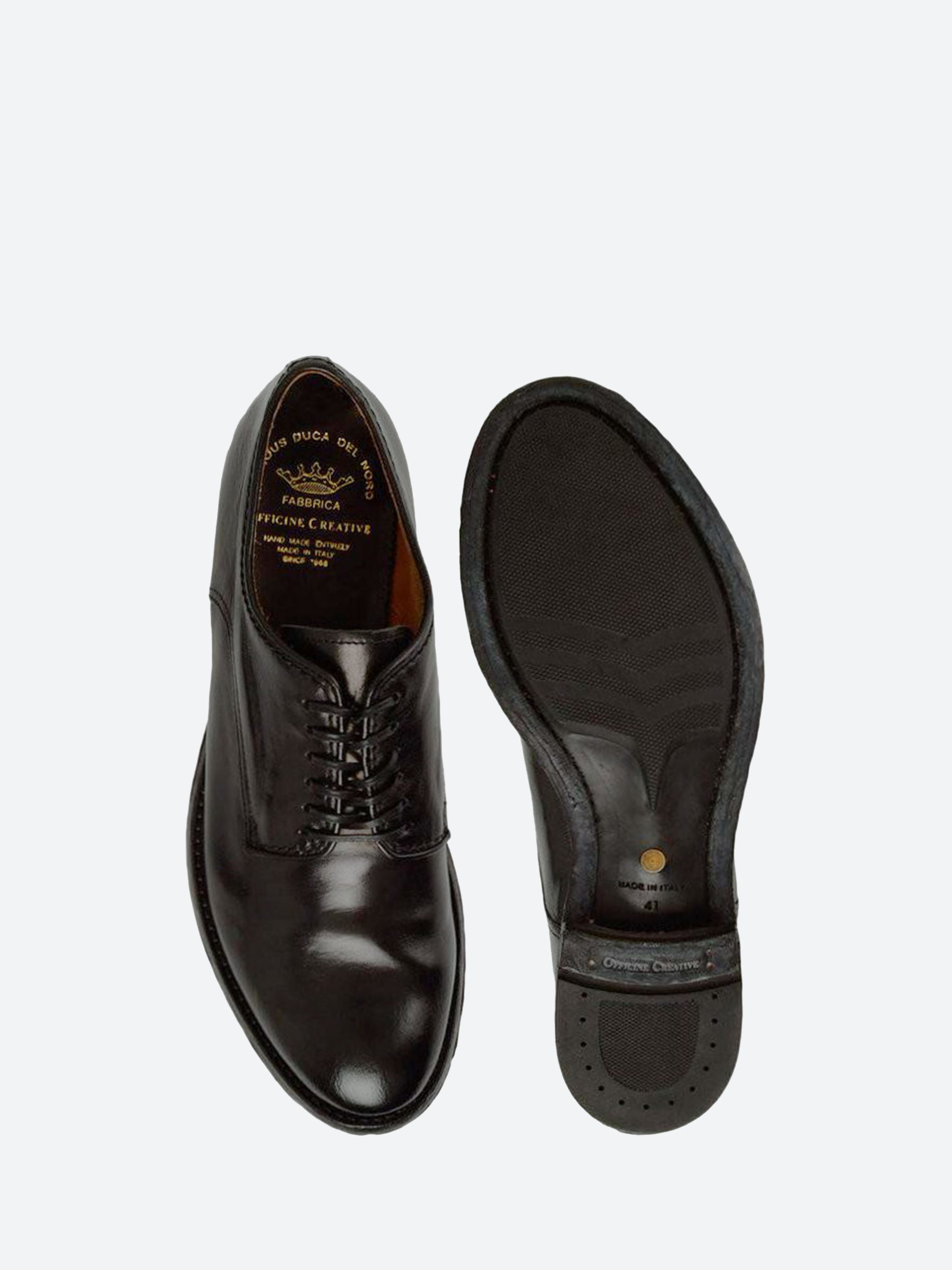 Officine Creative - Anatomia 12 Derby in Nero Bufalo – gravitypope