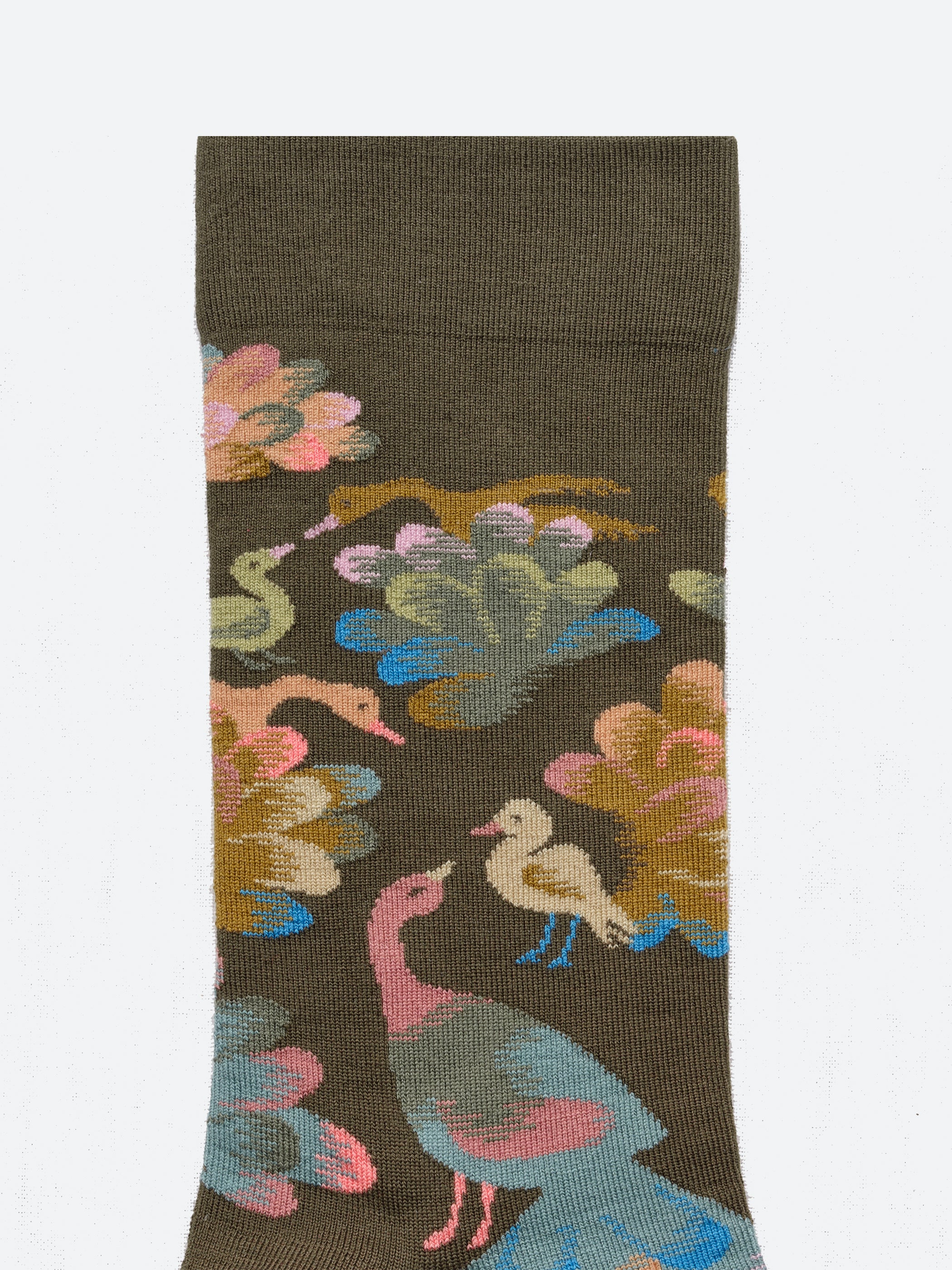 Khaki Peacock Sock
