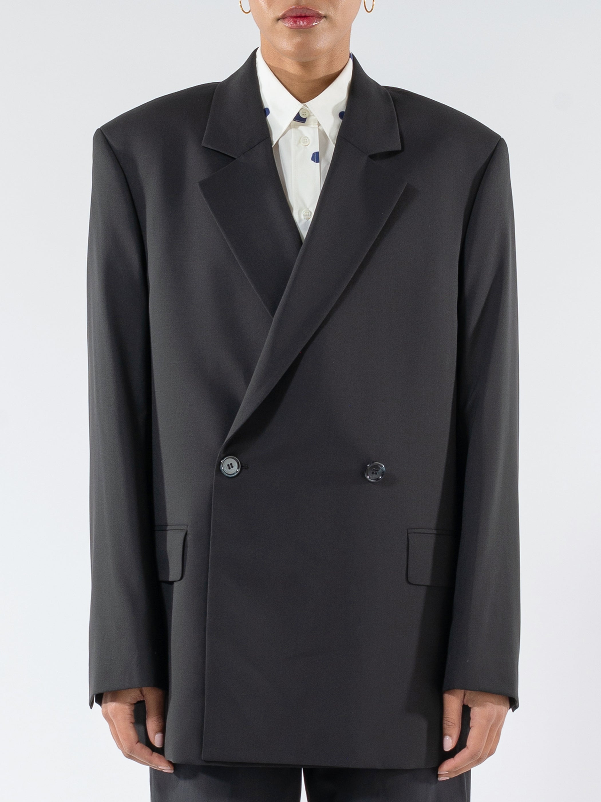 Double-Breasted Suit Jacket
