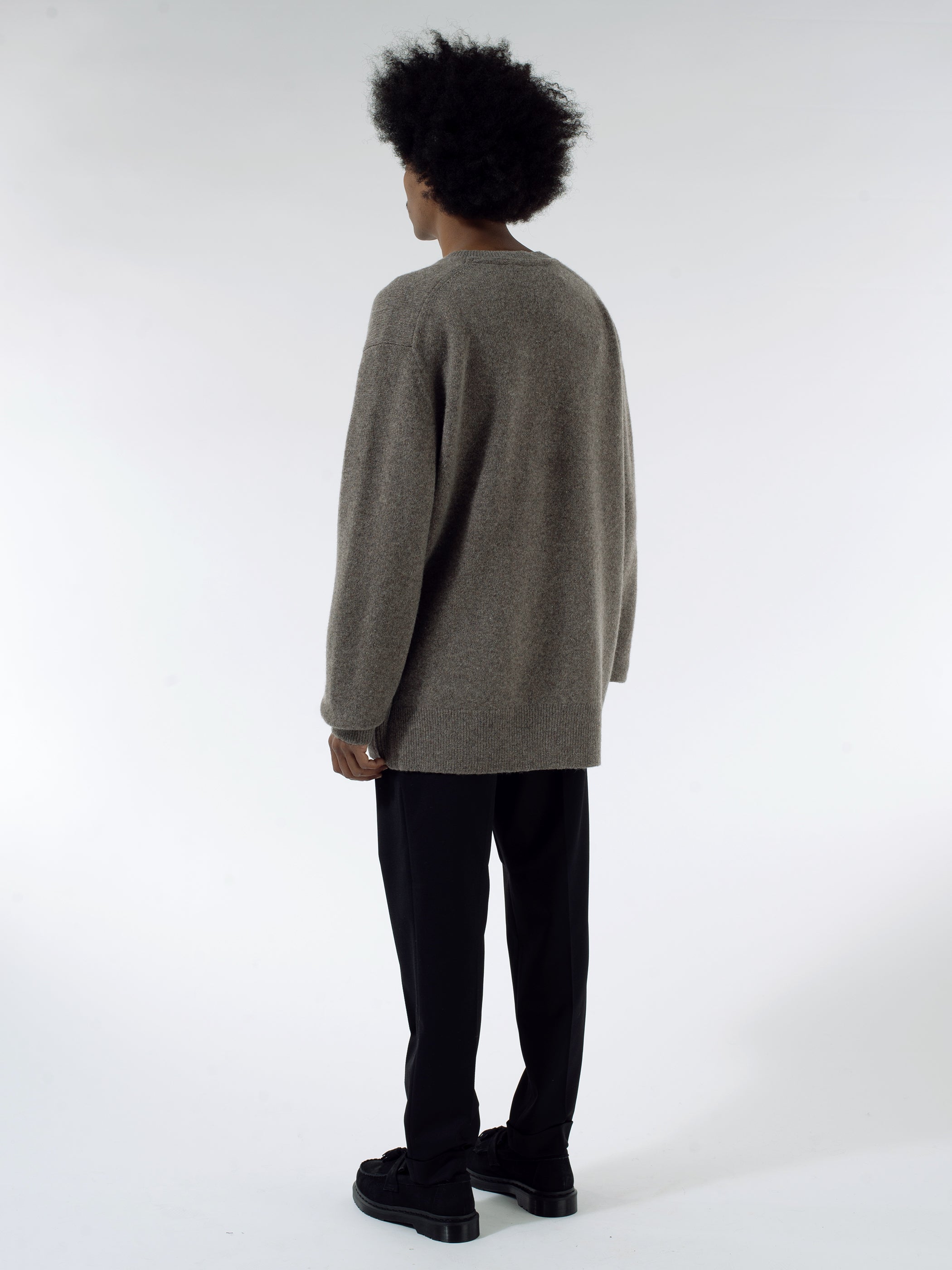 V-Neck Wool Cashmere Jumper