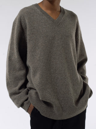 Acne Studios V-Neck Wool Cashmere Jumper