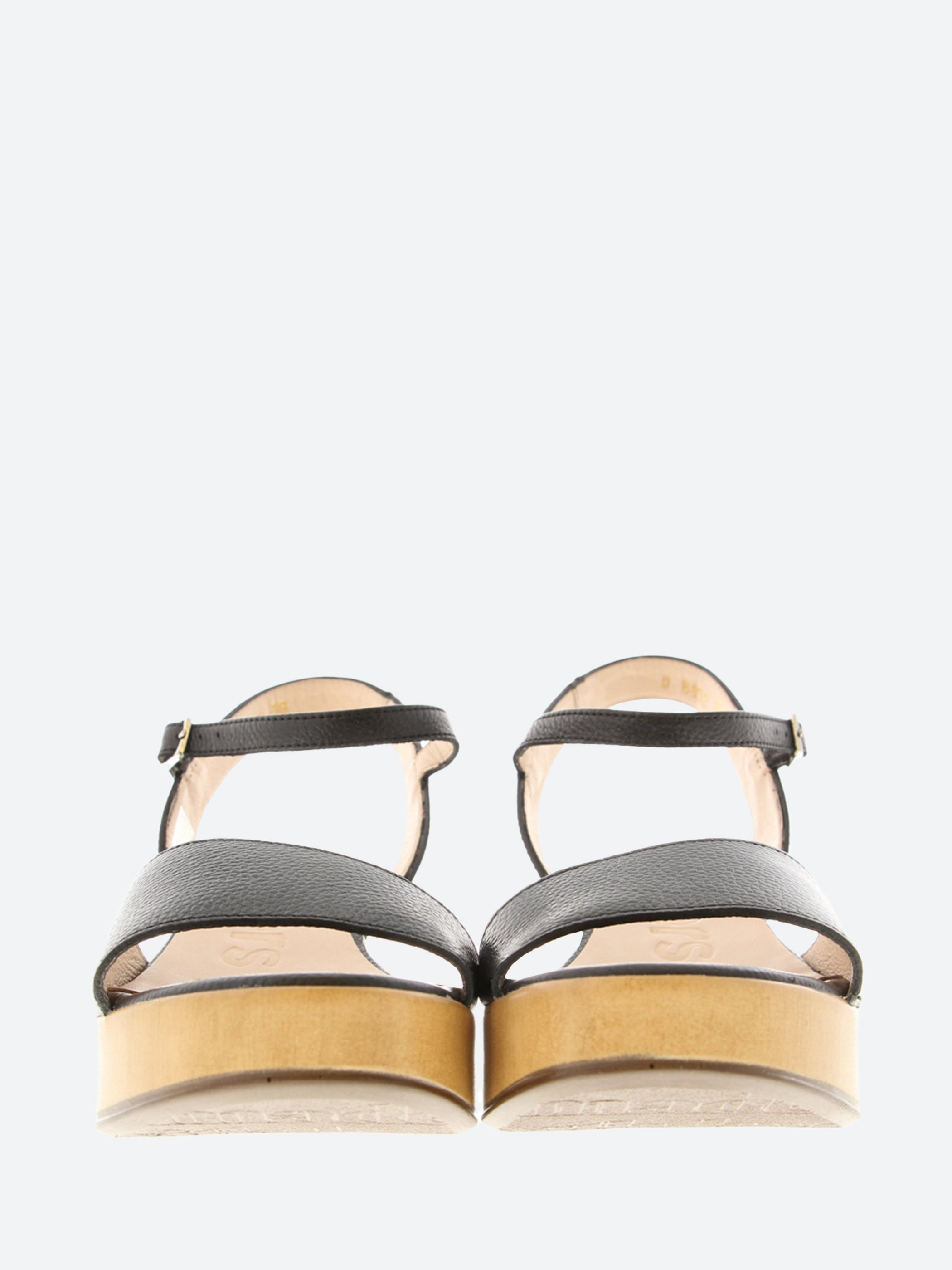 Leather Wedge Sandal