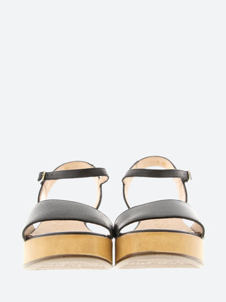 Wonders D-8802 Leather Wedge Sandal